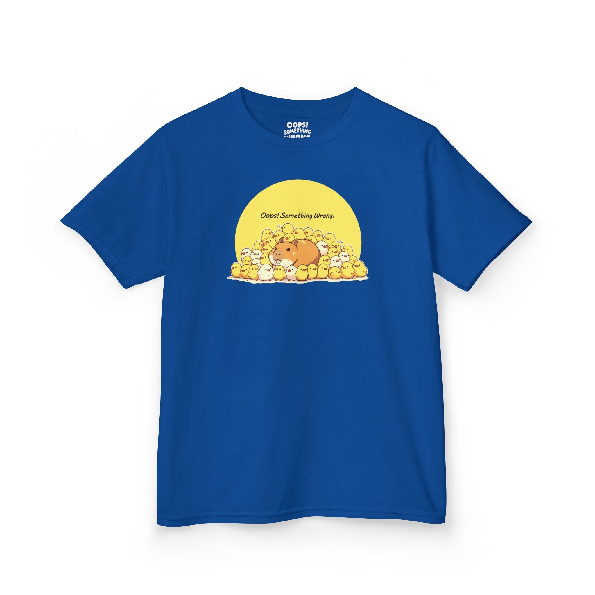 Capybara Among Chicks Tee - Kids Heavy Cotton™ Tee
