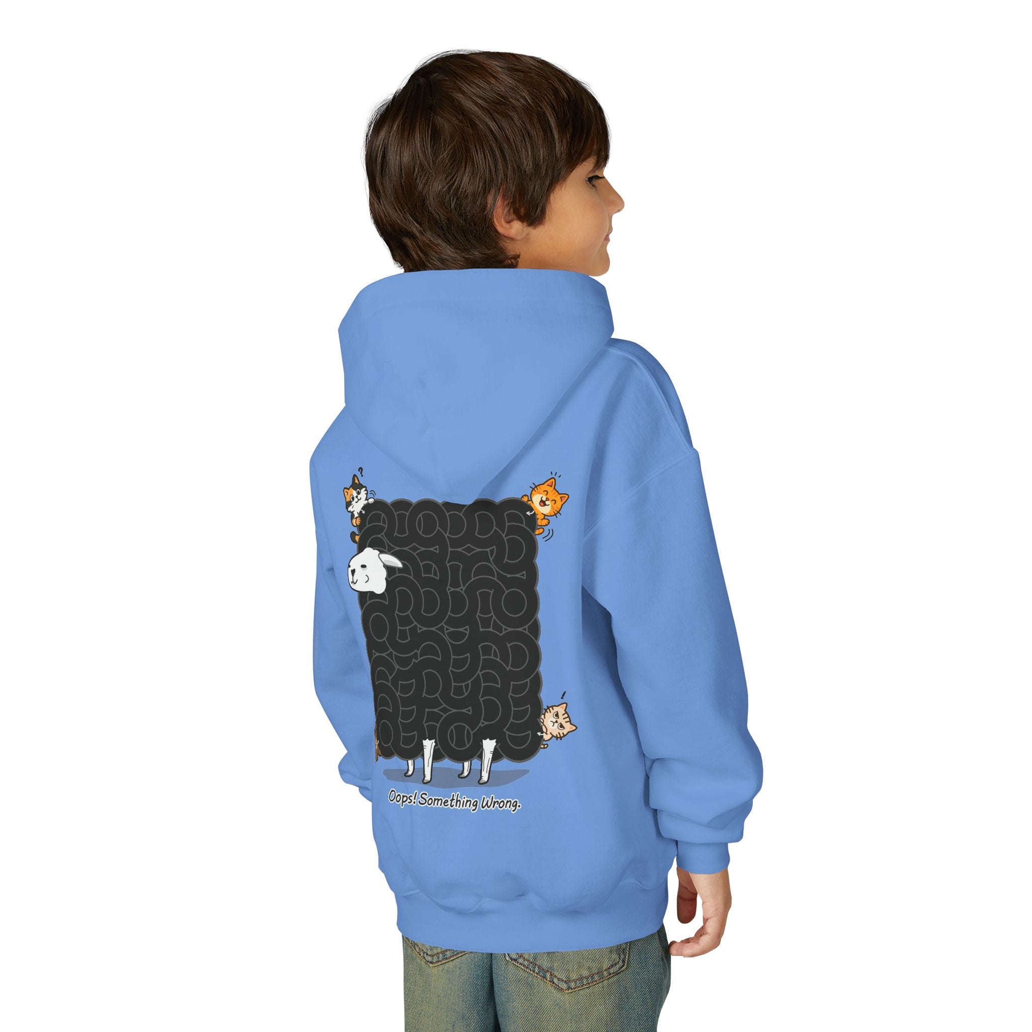 Black Sheep Maze Hoodie β Interactive Puzzle Kids Youth Hooded Sweatshirt, Unique Hoodie