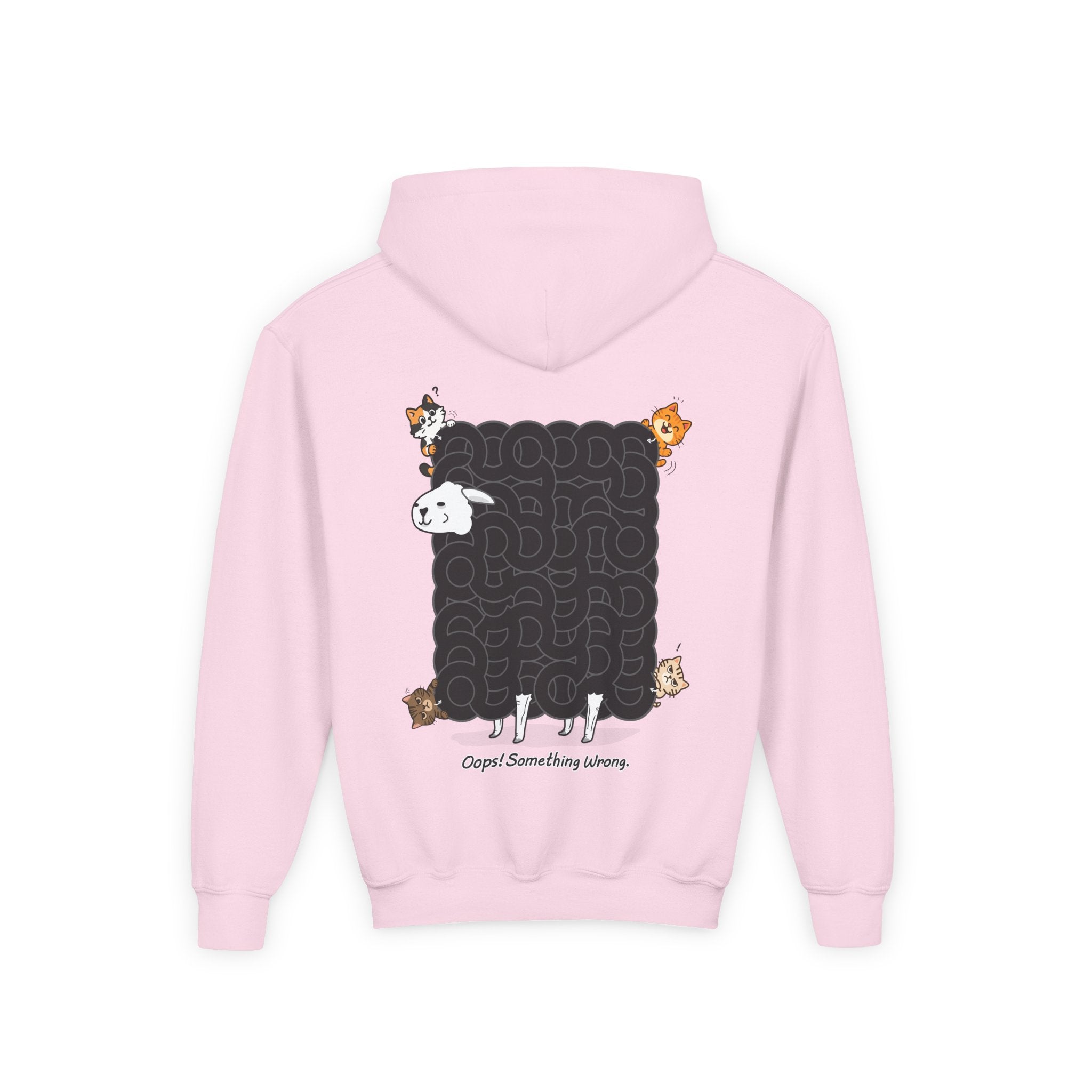 Black Sheep Maze Hoodie β Interactive Puzzle Kids Youth Hooded Sweatshirt, Unique Hoodie