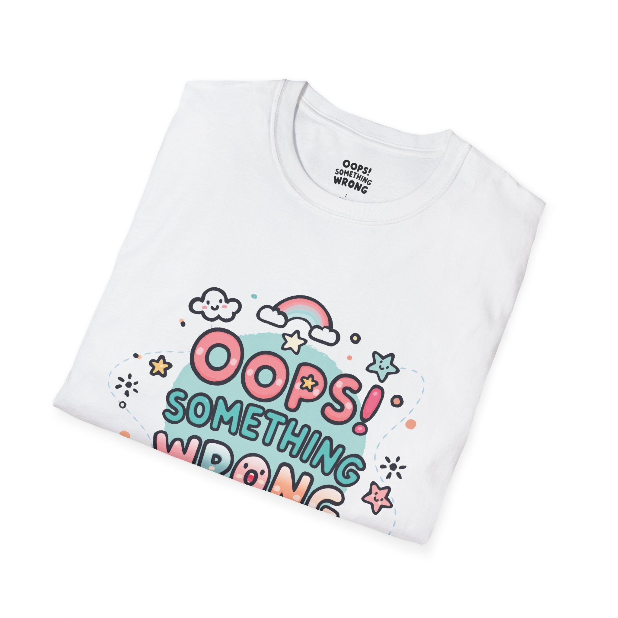 Oops! Something Wrong – Curious Minds Tee – Adult Unisex Softstyle👕