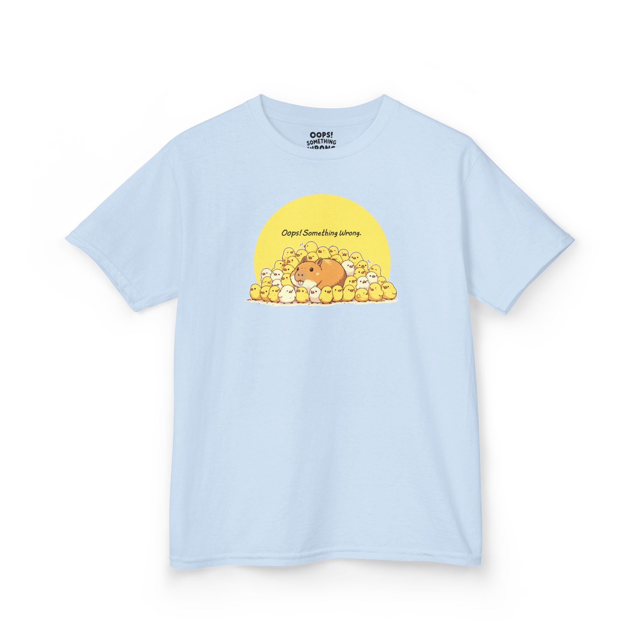 Capybara Among Chicks Tee - Kids Heavy Cotton™ Tee