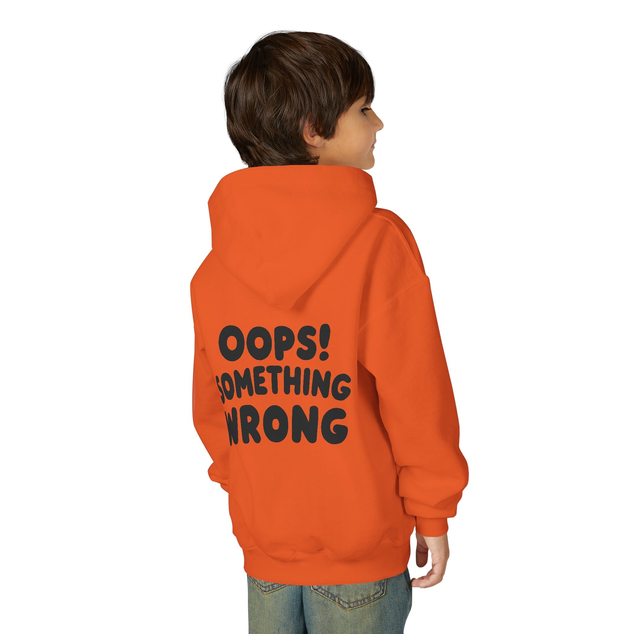 Pumpkin Maze Hoodie – Oops! Halloween Adventure - Kids Youth Hooded Sweatshirt🎃😵💫