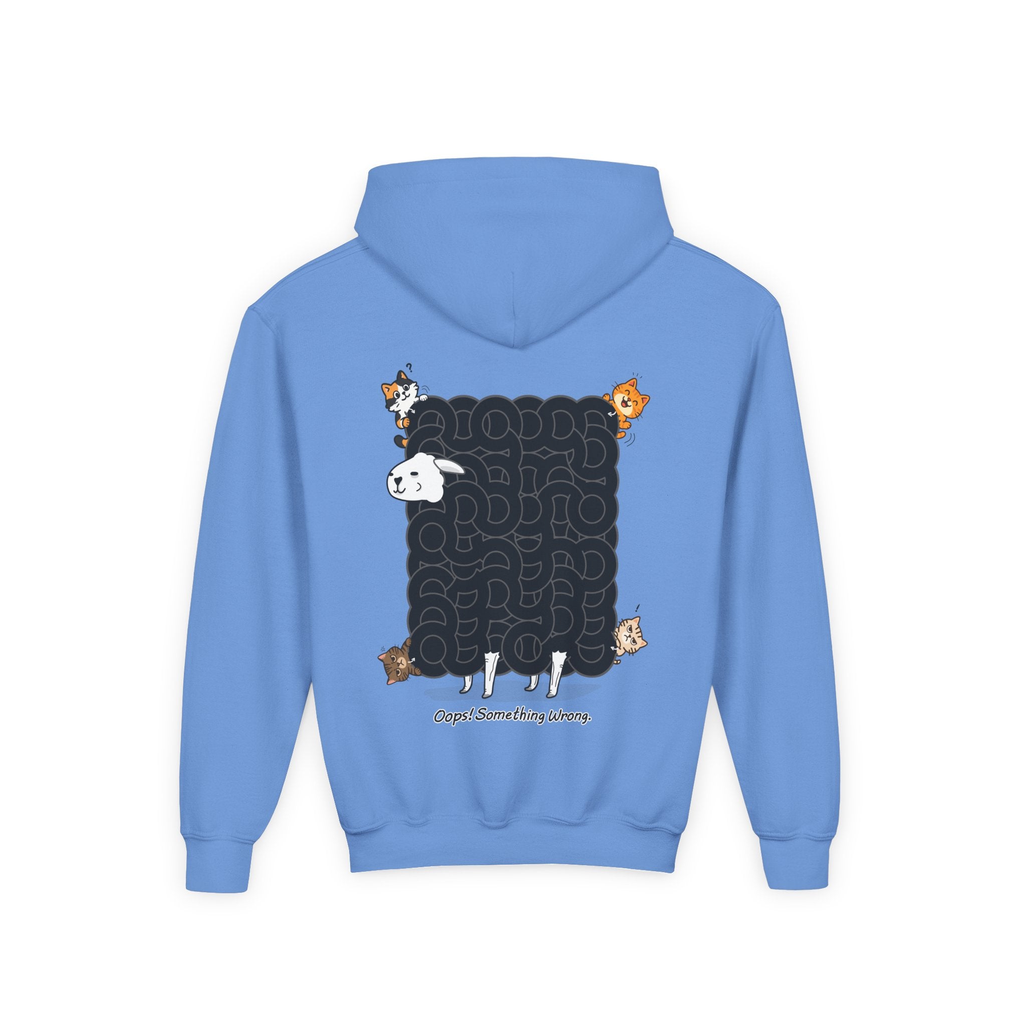 Black Sheep Maze Hoodie β Interactive Puzzle Kids Youth Hooded Sweatshirt, Unique Hoodie