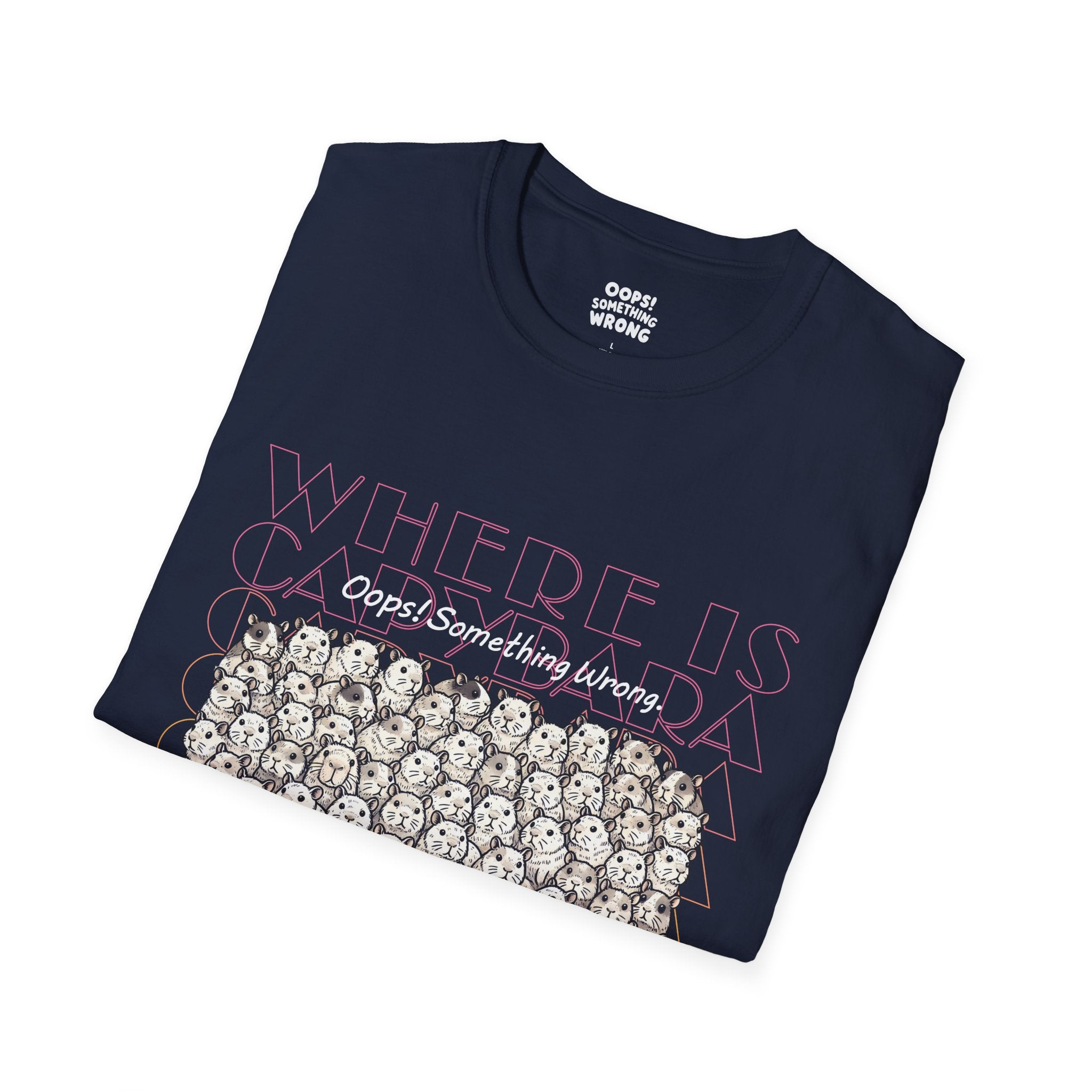 Where is Capybara? Tee – Kids Unisex Softstyle