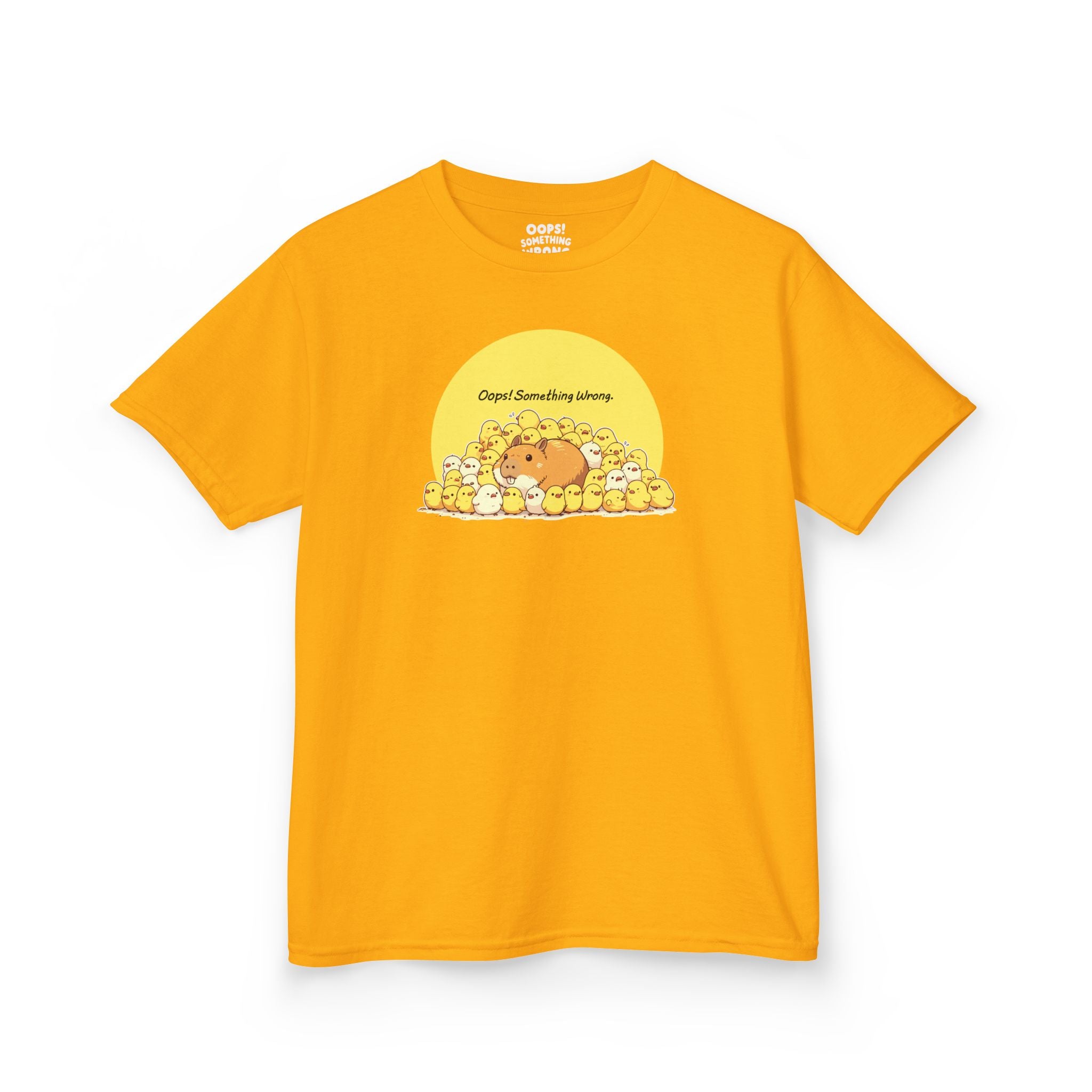 Capybara Among Chicks Tee - Kids Heavy Cotton™ Tee