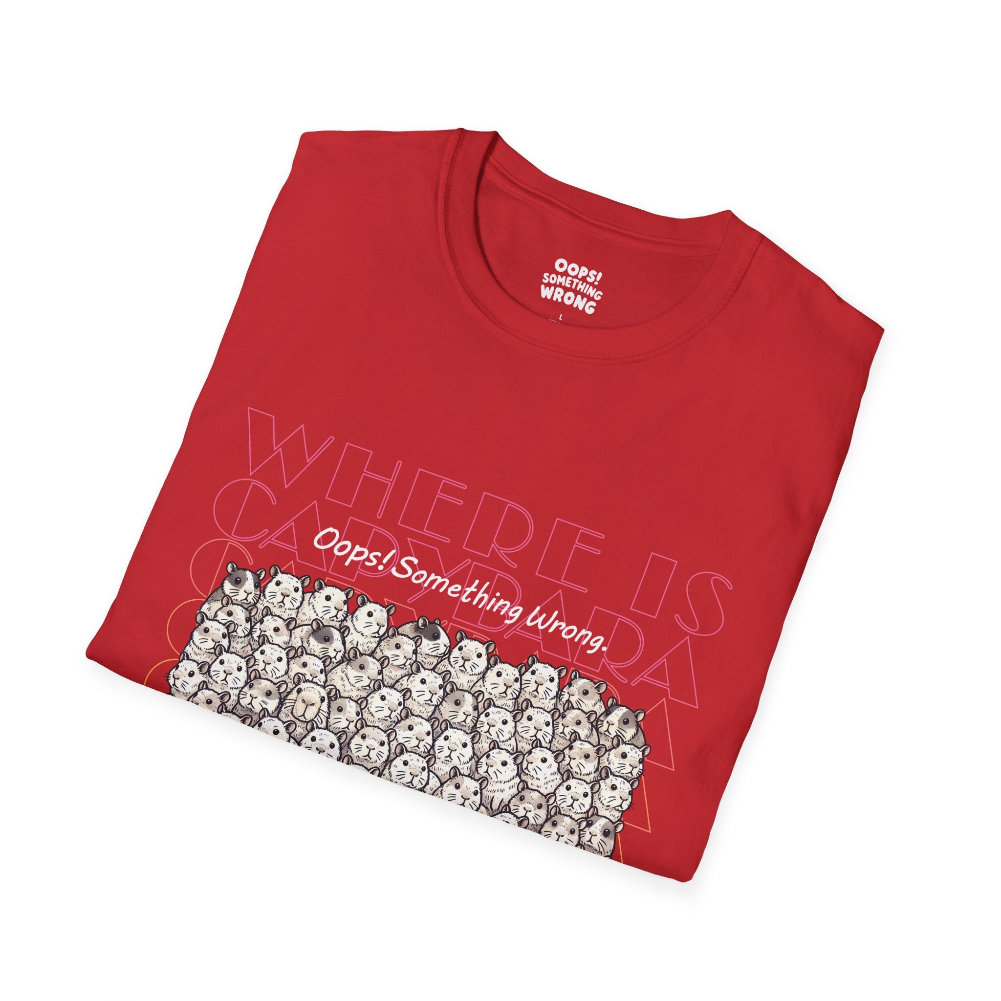 Where is Capybara? Tee – Kids Unisex Softstyle
