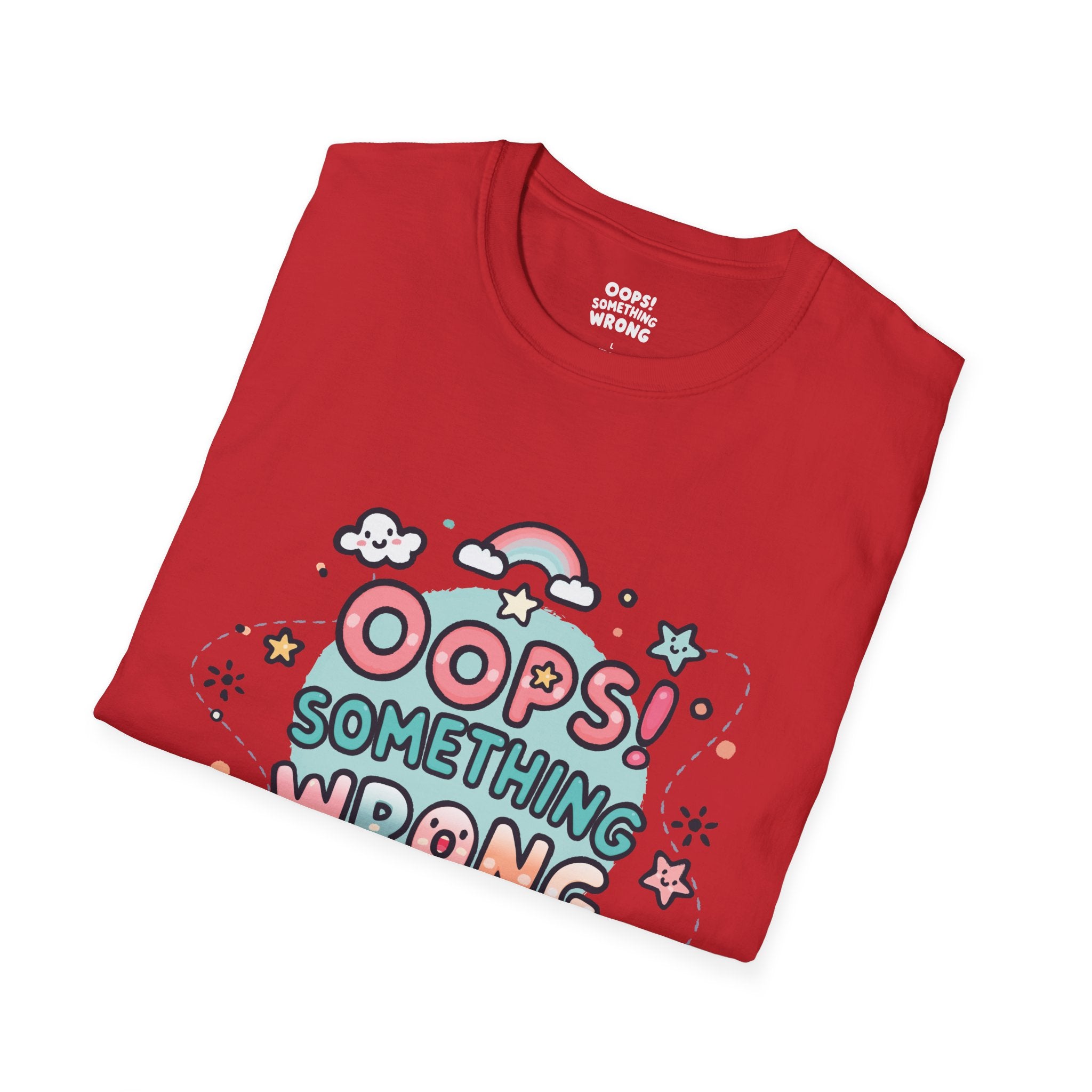 Oops! Something Wrong – Curious Minds Tee – Adult Unisex Softstyle👕