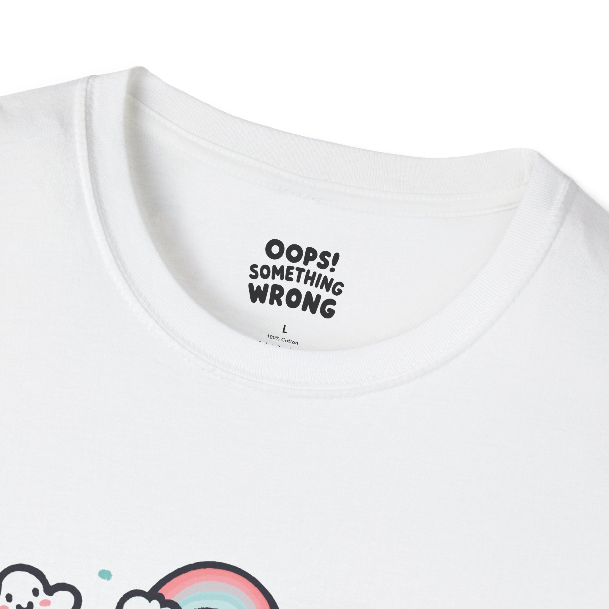 Oops! Something Wrong – Curious Minds Tee – Adult Unisex Softstyle👕
