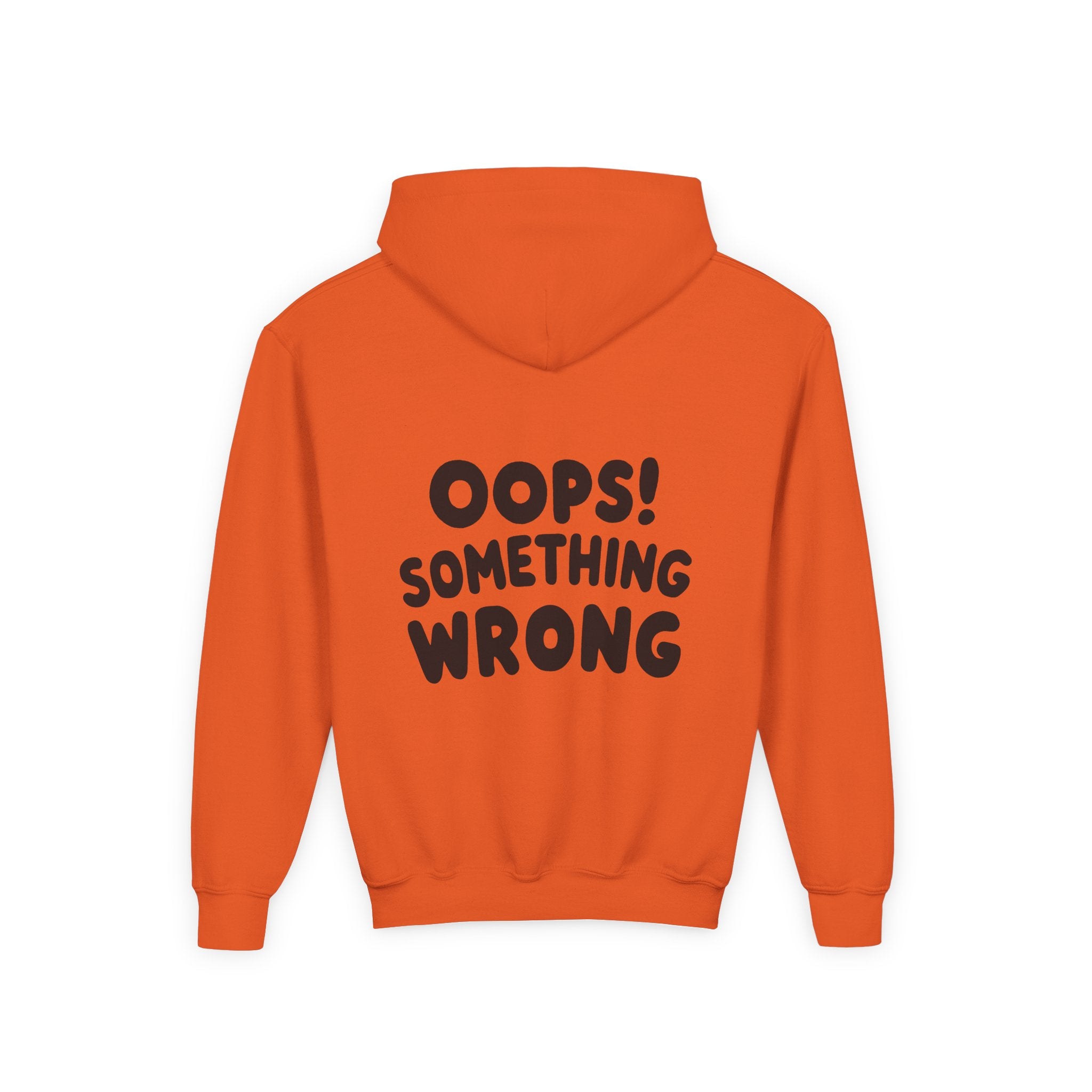 Pumpkin Maze Hoodie – Oops! Halloween Adventure - Kids Youth Hooded Sweatshirt🎃😵💫