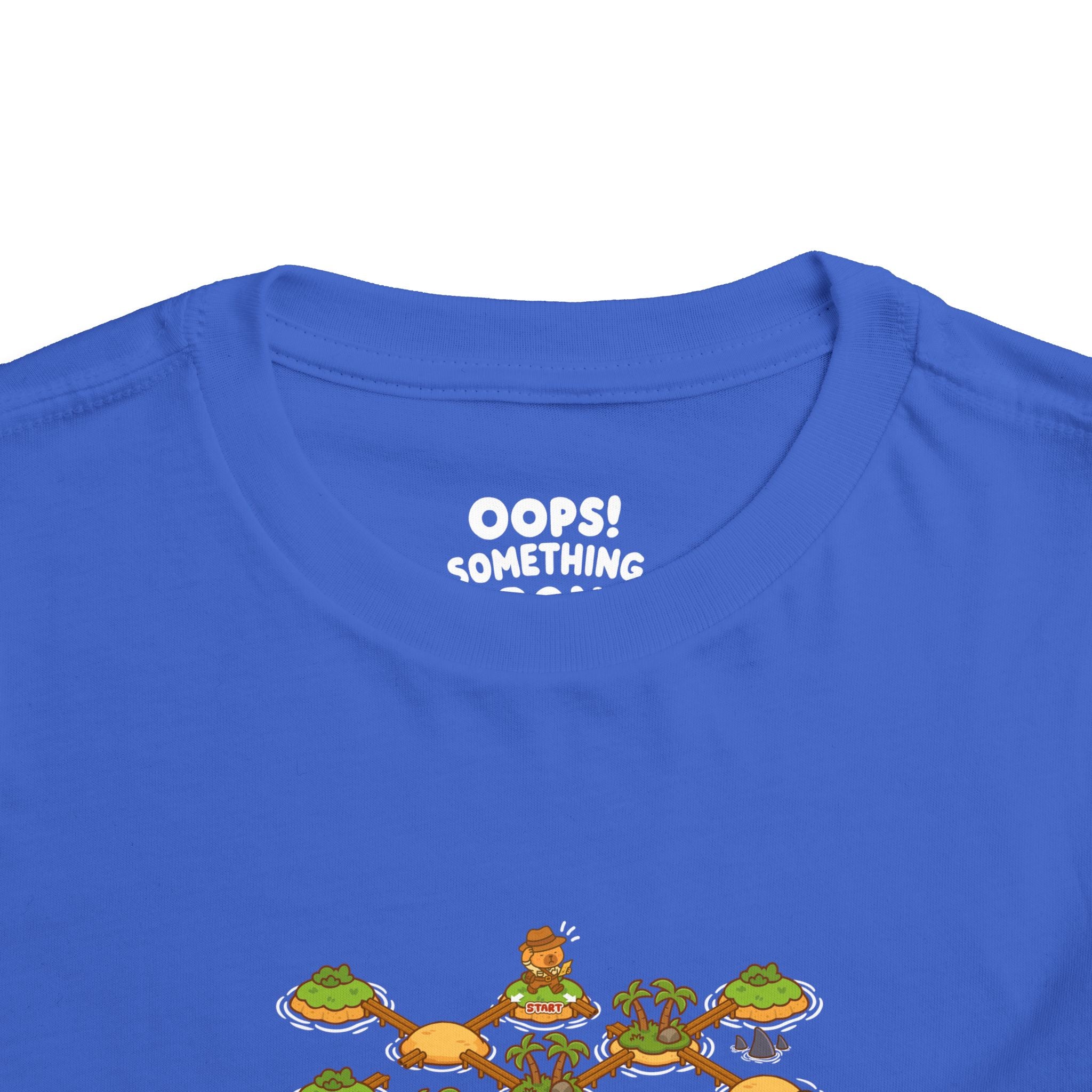 🏷️ 20% OFF | Capybara Jones: Treasure Island Maze Tee - Kids Short Sleeve T-Shirt