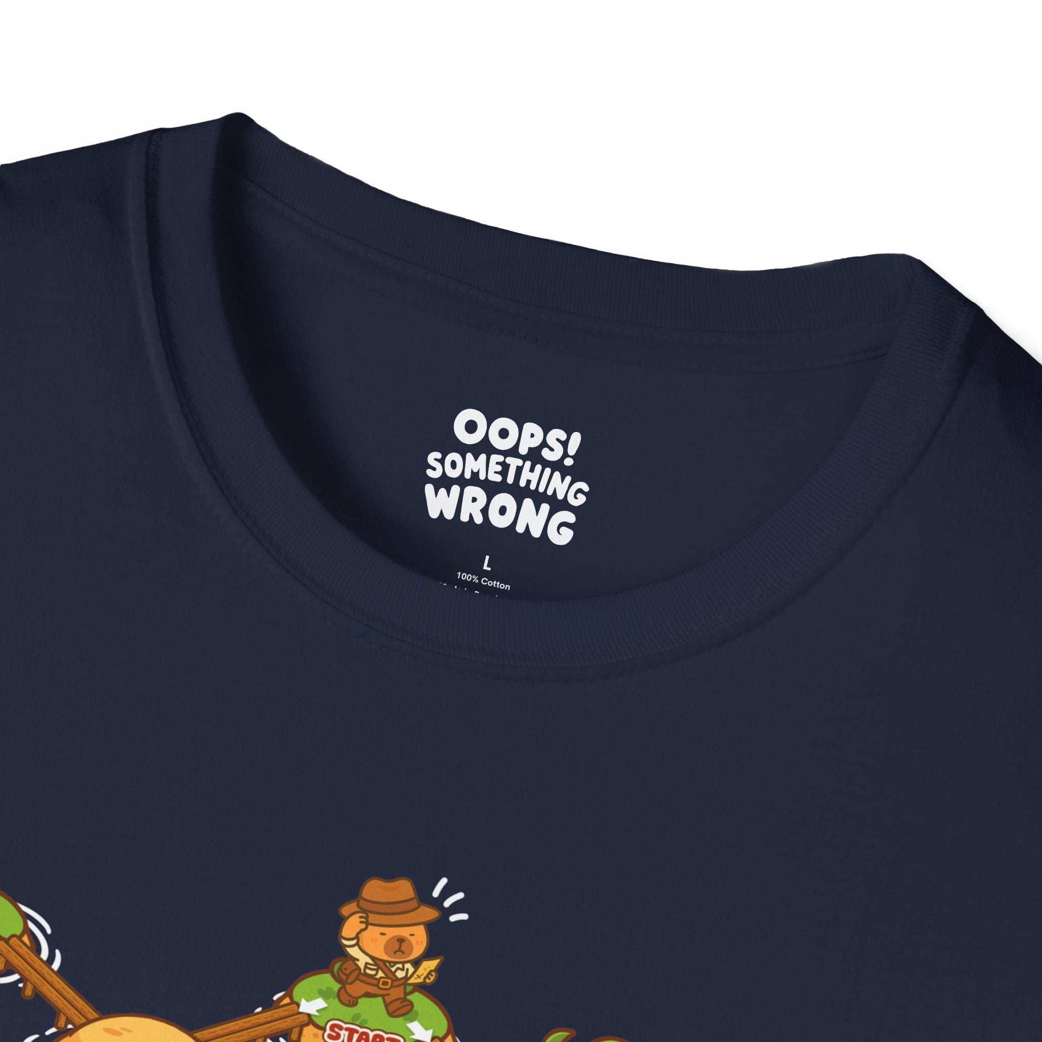 Capybara Jones: Treasure Island Maze Game Tee – Adult Unisex Softstyle