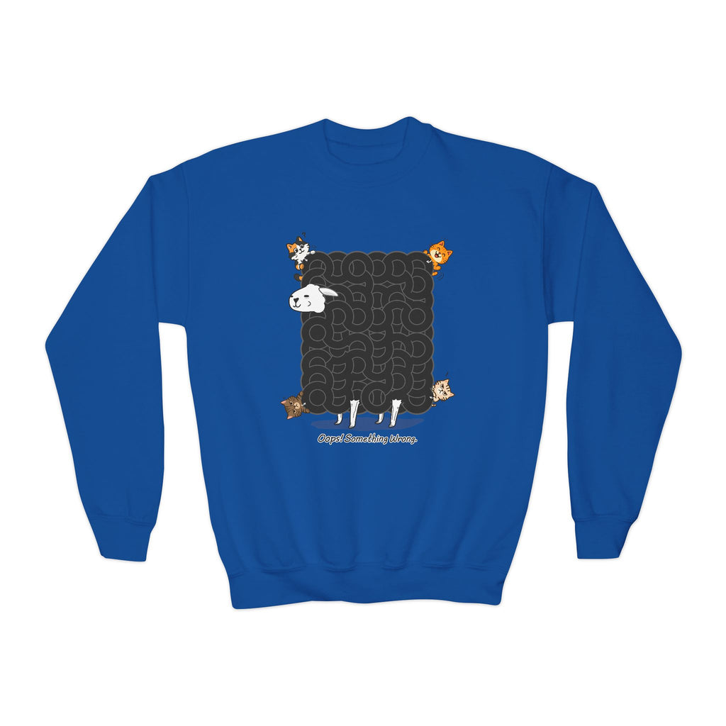 Black Sheep Maze Shirt – Interactive Puzzle Kids Toddler Sweatshirt for Kids