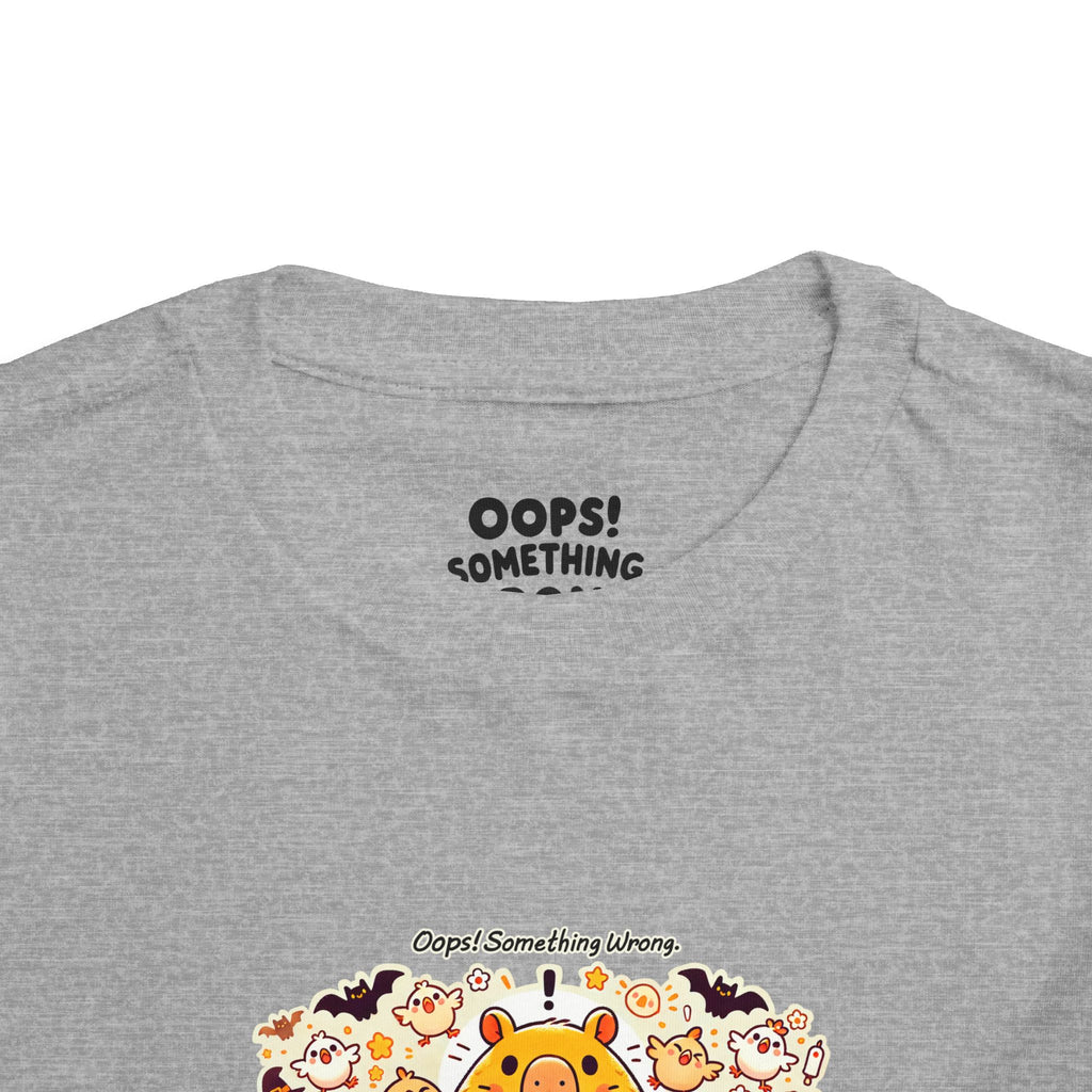 Capy & Chicks: Spot the Halloween Differences Tee – Kids Short Sleeve T-Shirt