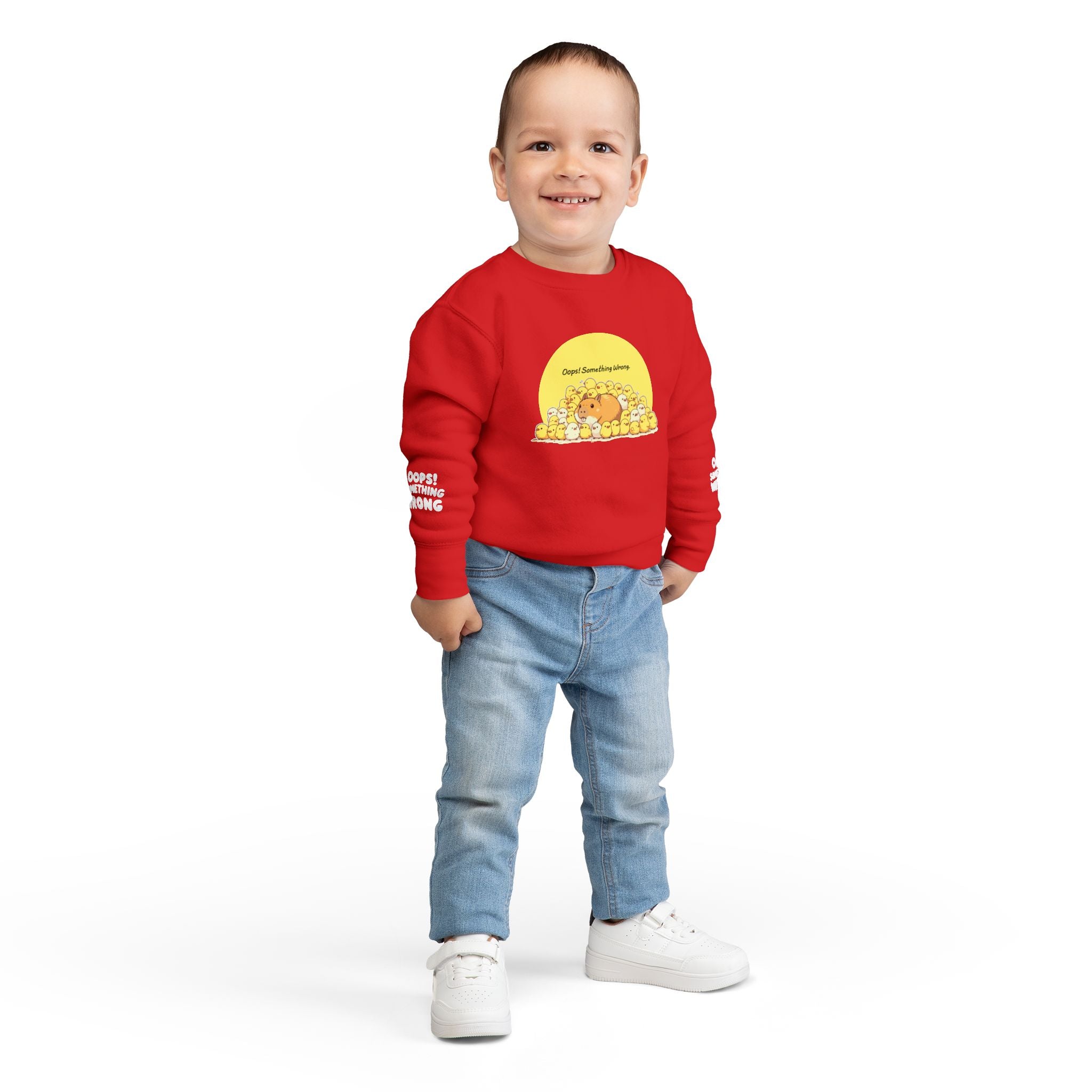 Playful Toddler Sweatshirt with Adorable Design – Perfect for Kids, Playtime, Birthdays, and Holidays!
