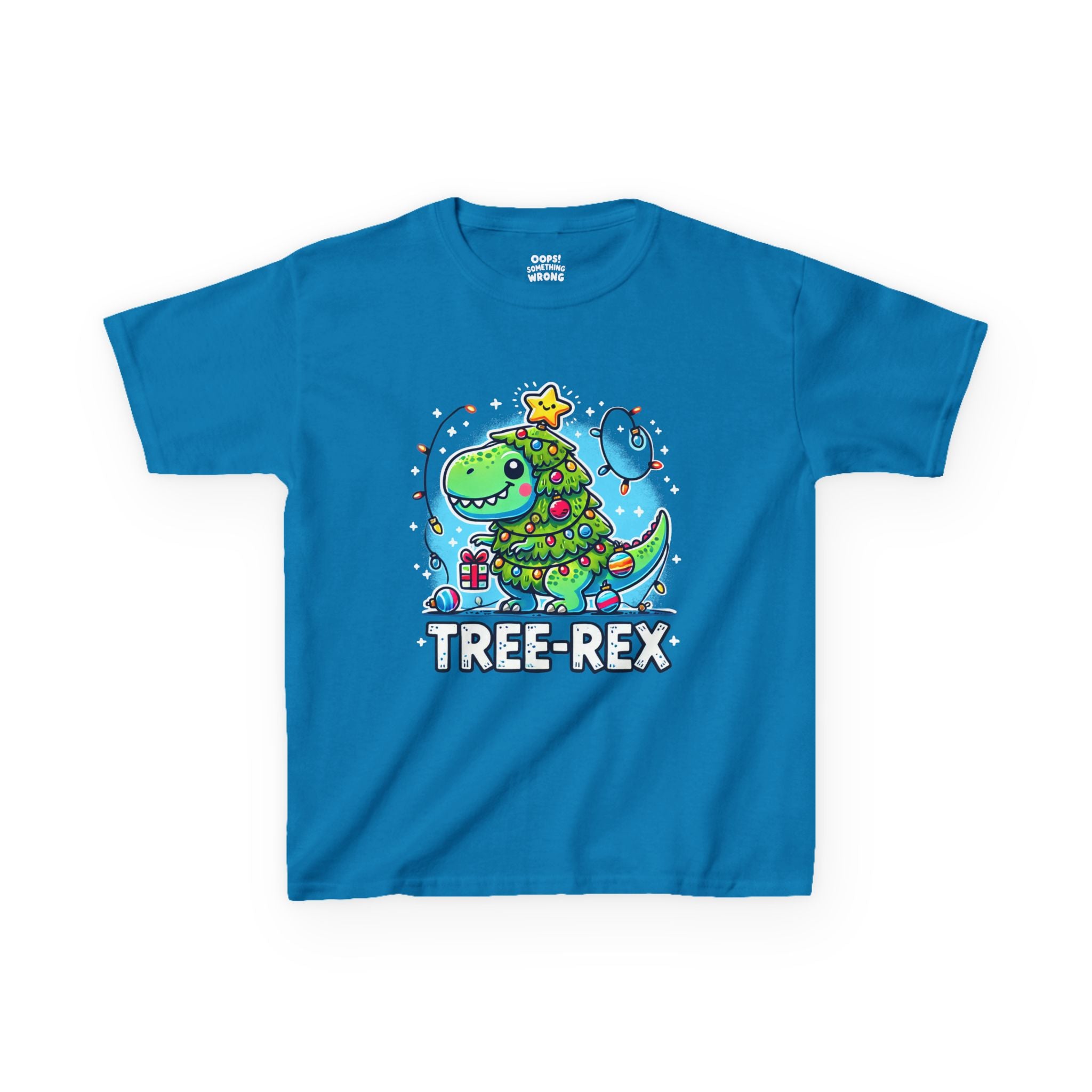 🏷️ 20% OFF | TREE-REX – Kids Heavy Cotton™ Tee🎄🦖