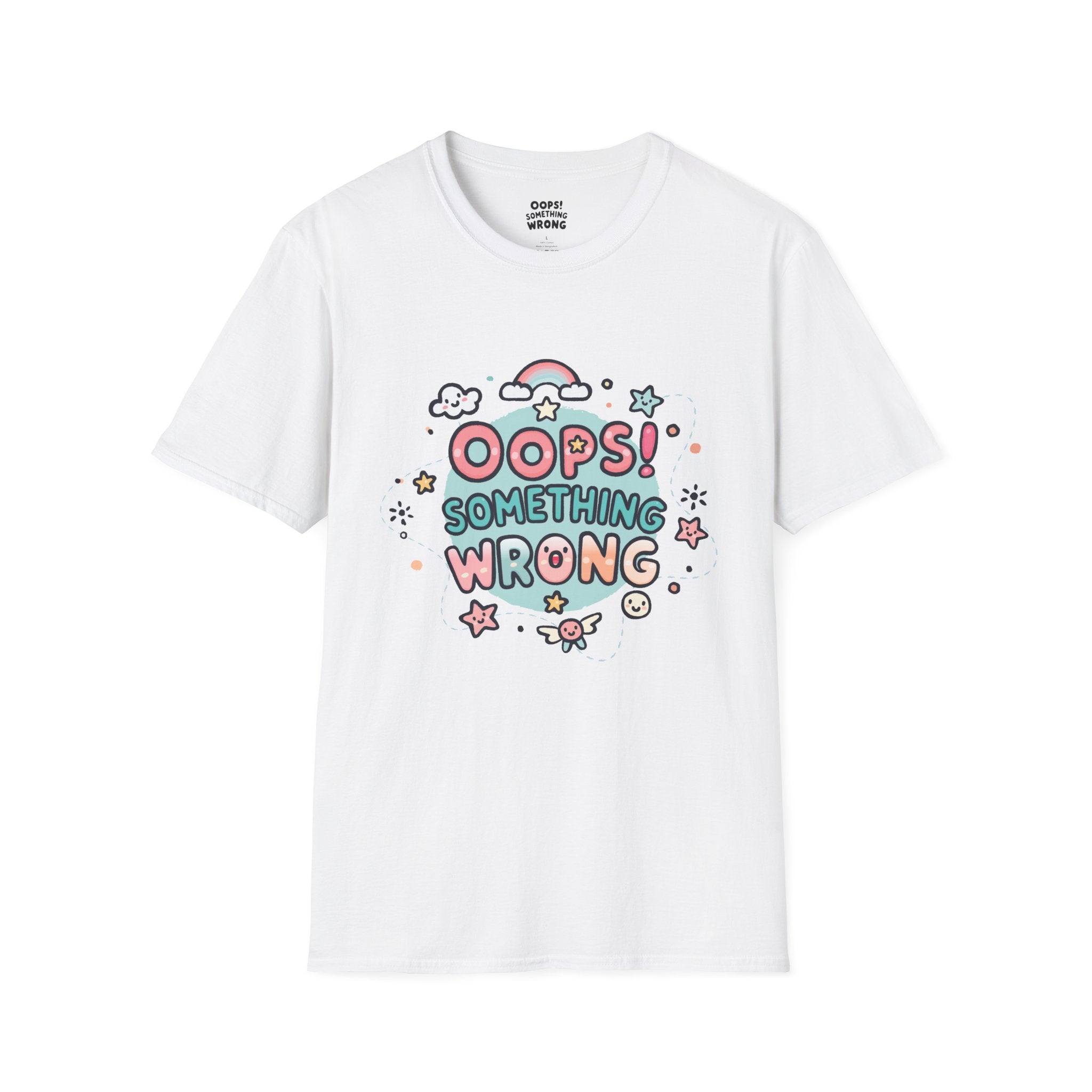 Oops! Something Wrong – Curious Minds Tee – Adult Unisex Softstyle👕