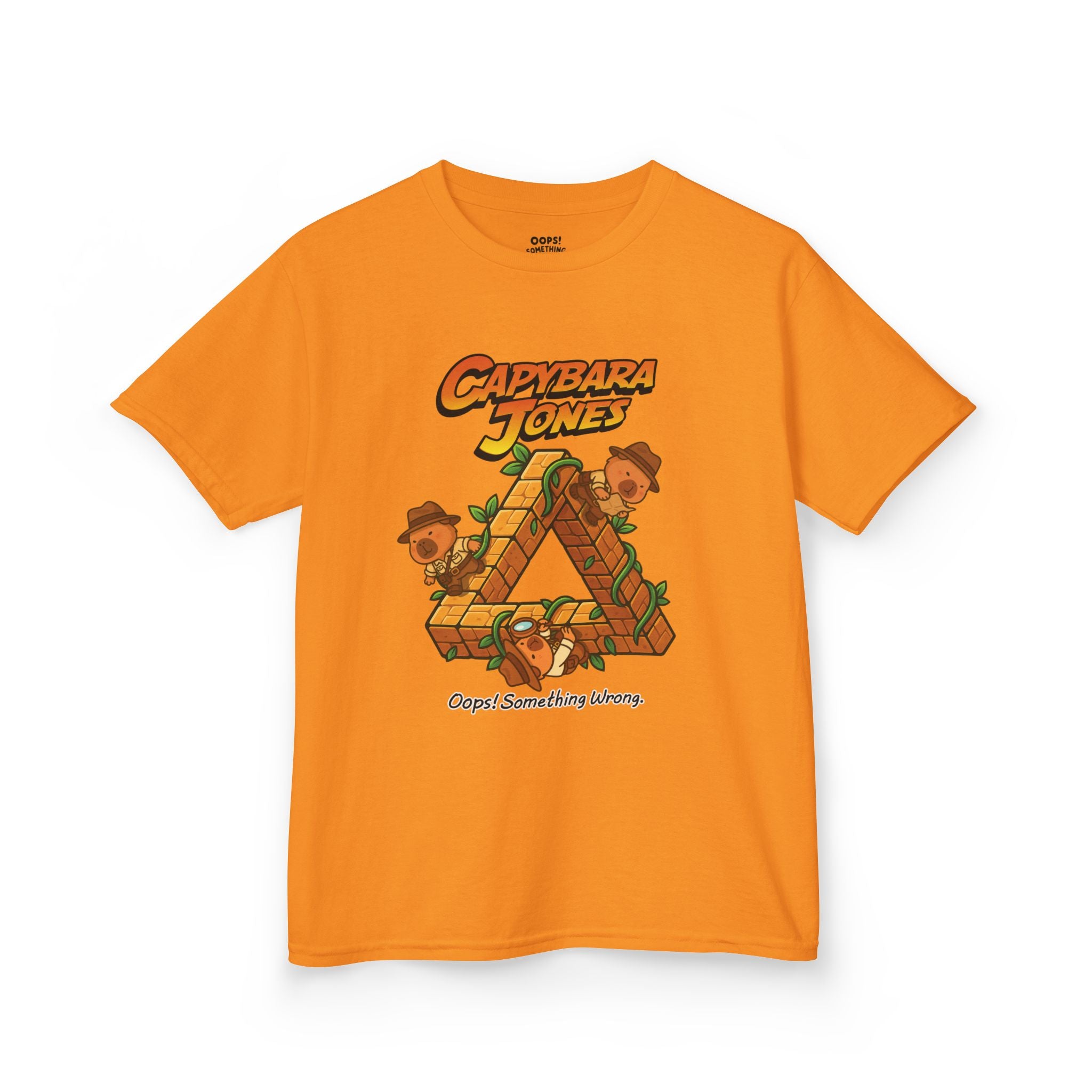 Capybara Jones x Penrose: The Impossible Triangle - Kids Heavy Cotton™ Tee