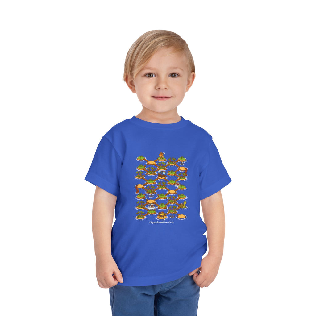 🏷️ 20% OFF | Capybara Jones: Treasure Island Maze Tee - Kids Short Sleeve T-Shirt