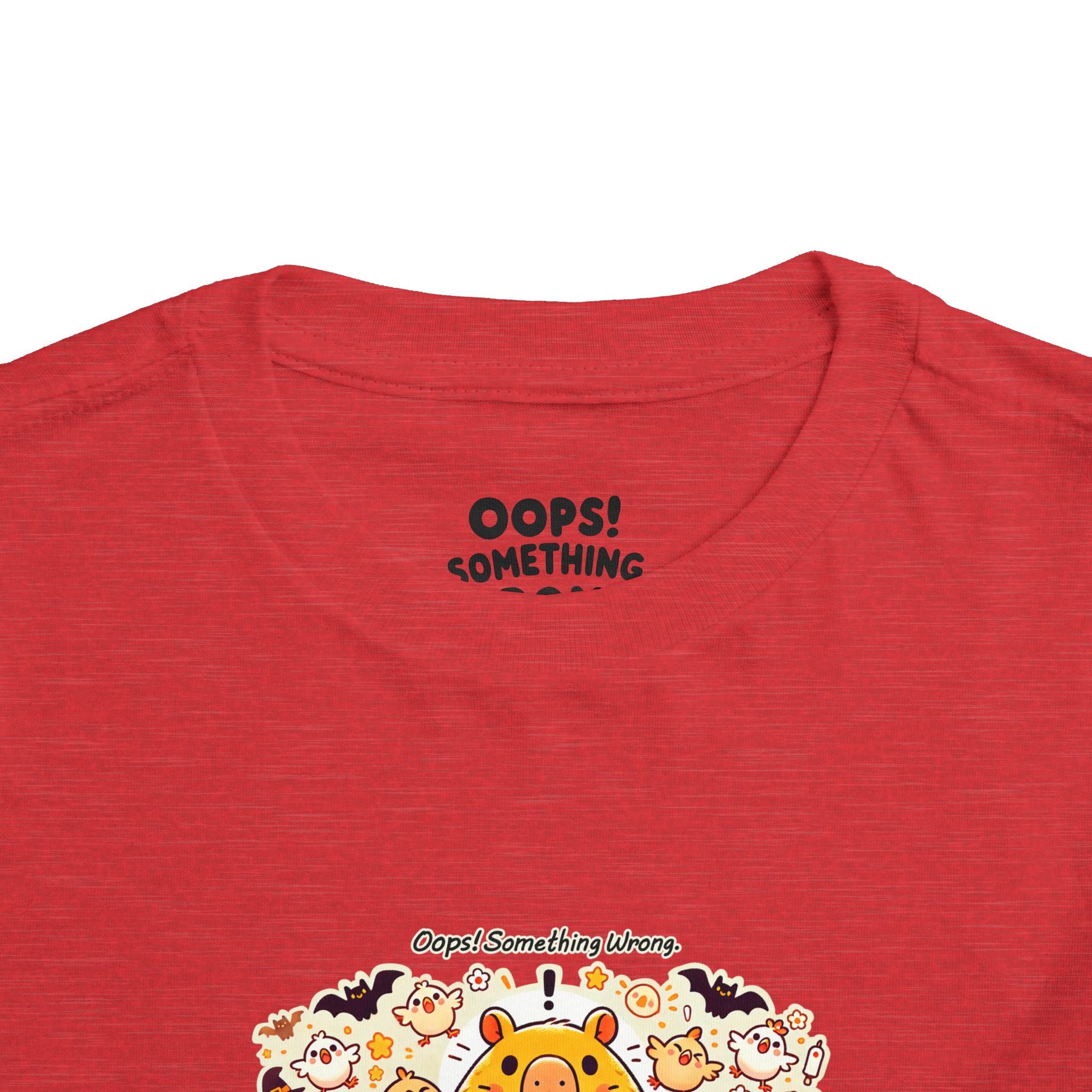 Capy & Chicks: Spot the Halloween Differences Tee – Kids Short Sleeve T-Shirt