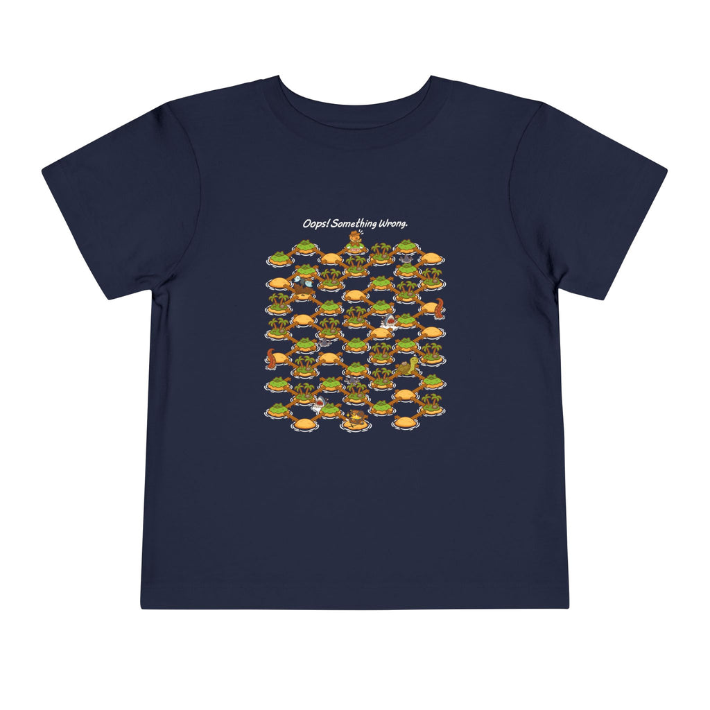 Capybara Jones: Treasure Island Maze Tee - Kids Short Sleeve T-Shirt