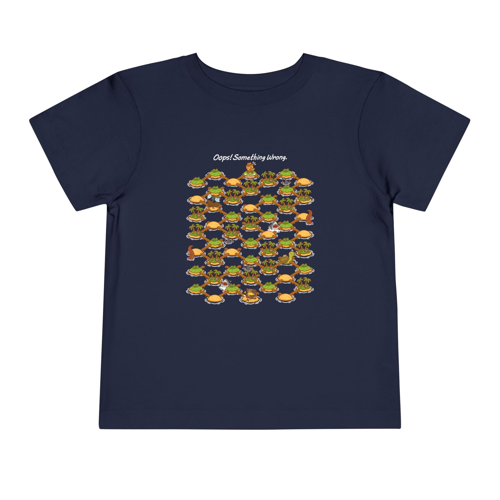 Capybara Jones: Treasure Island Maze Tee - Kids Short Sleeve T-Shirt