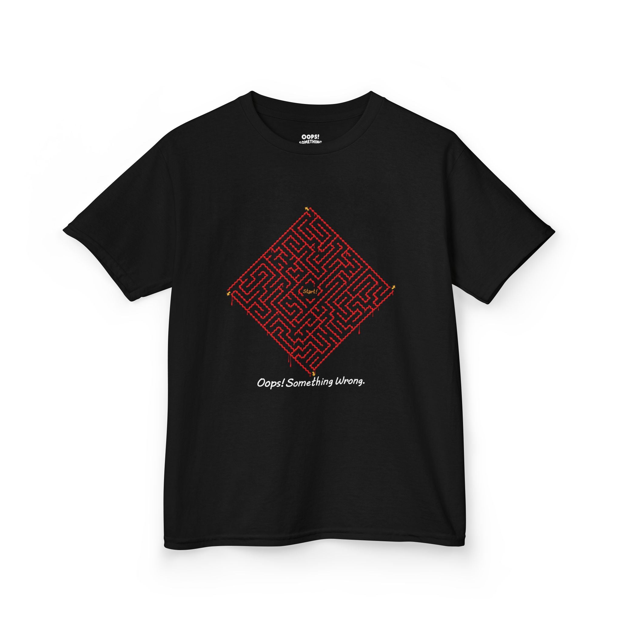 Oops! Maze Me Not: Blood Maze- Kids Heavy Cotton™ Tee