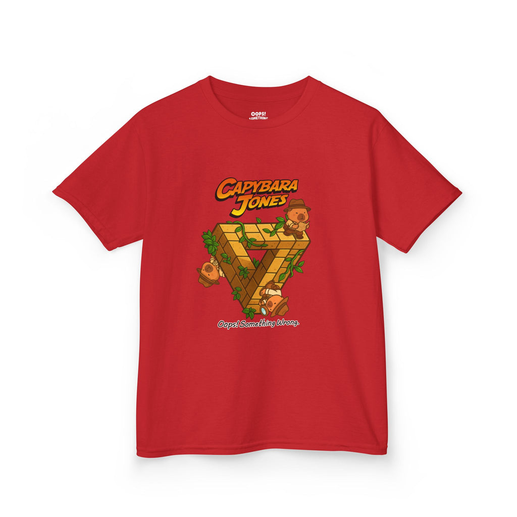 Capybara Jones x Penrose: The Impossible Triangle - Kids Heavy Cotton™ Tee