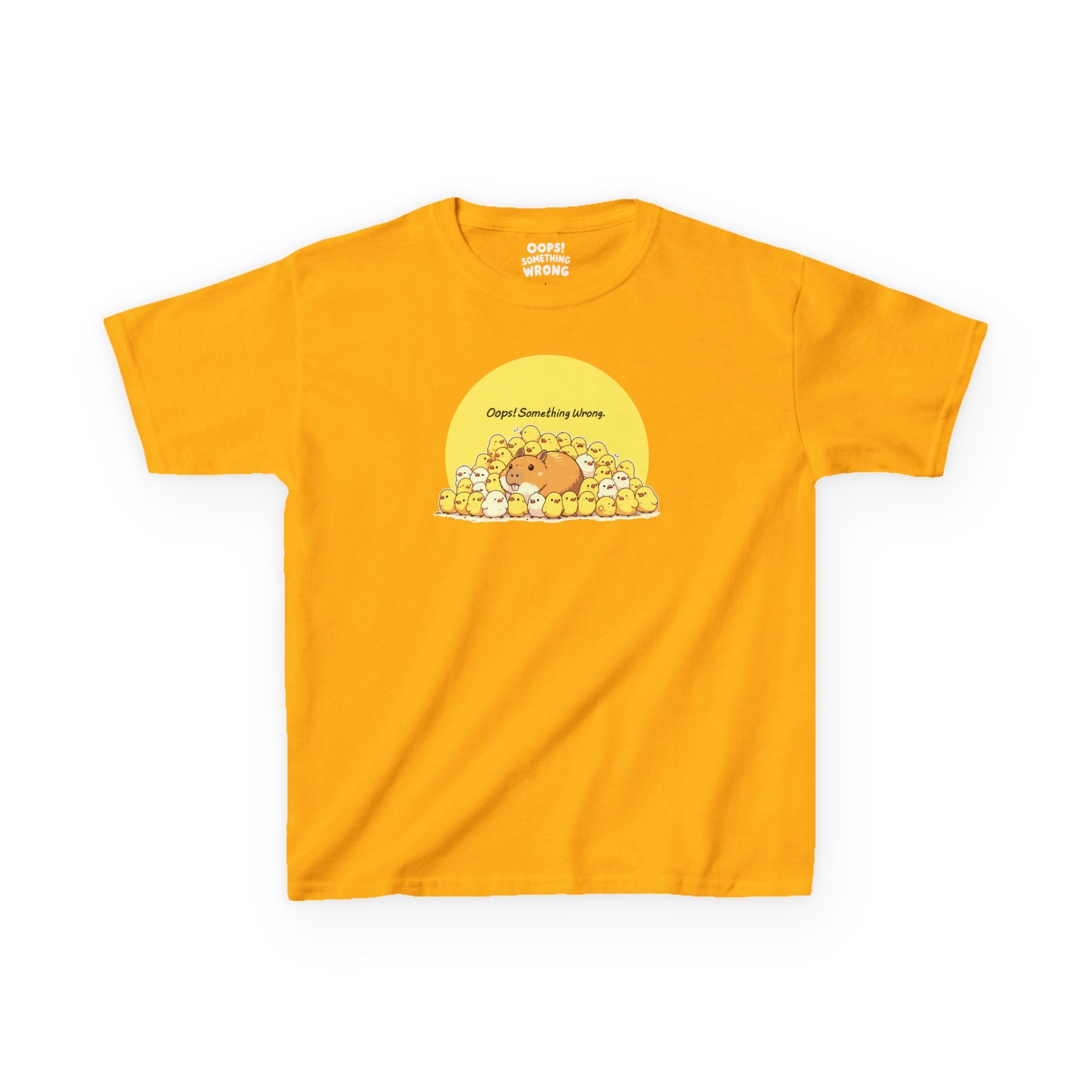 Capybara Among Chicks Tee - Kids Heavy Cotton™ Tee