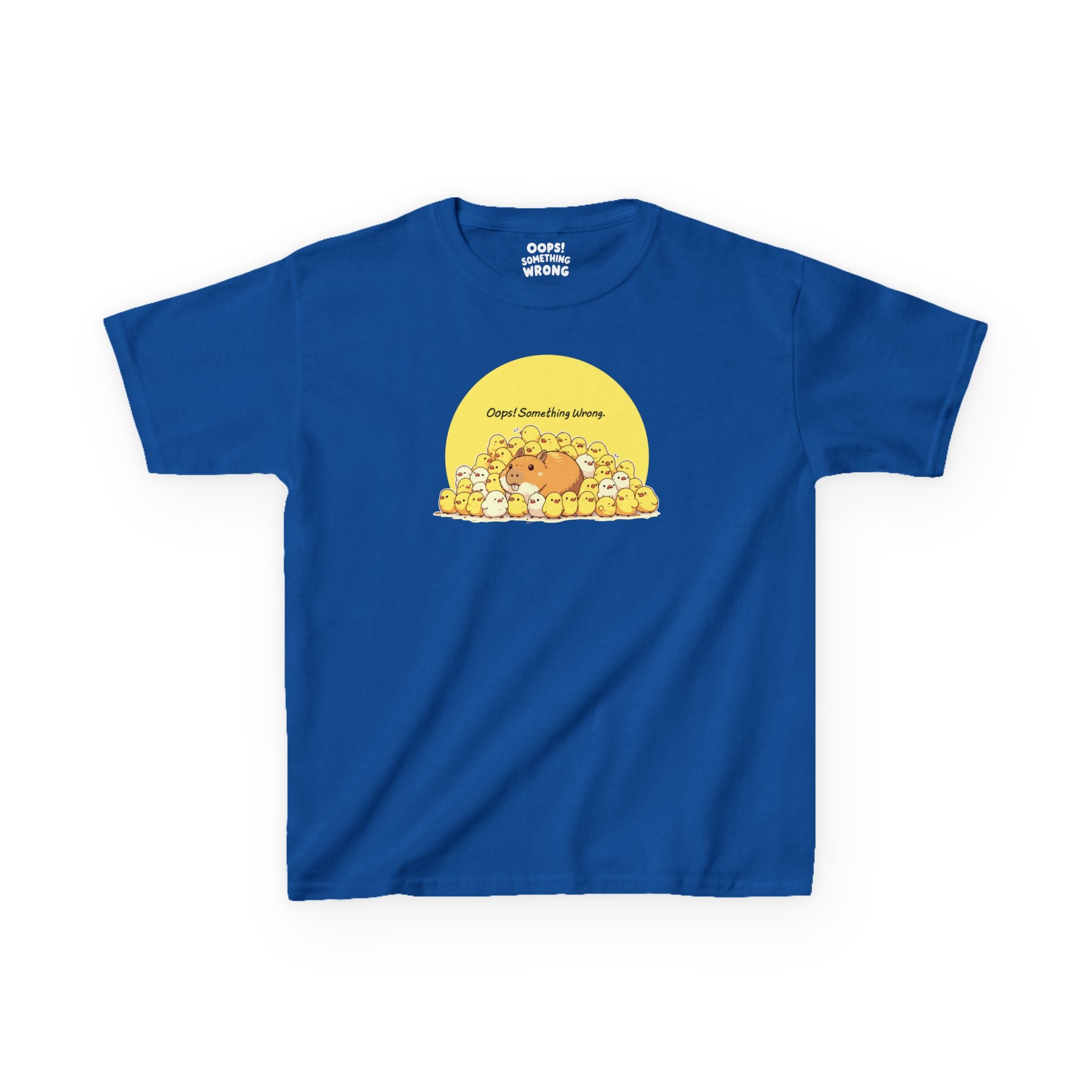 Capybara Among Chicks Tee - Kids Heavy Cotton™ Tee