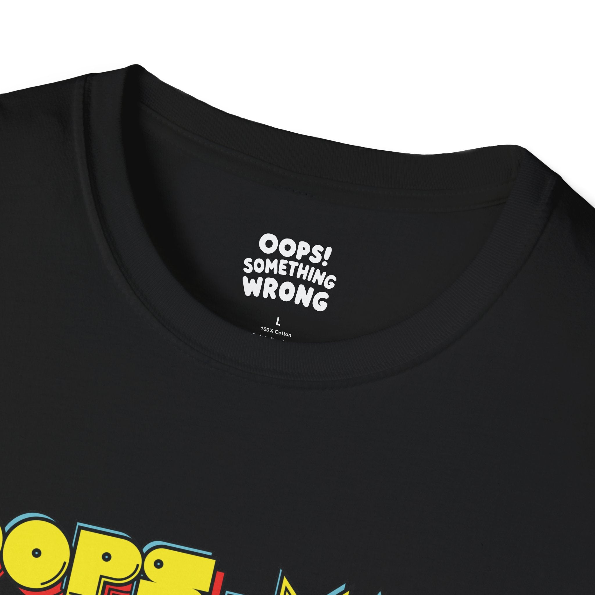 Oops-MAN Halloween Maze Adult Unisex Softstyle – Playable PAC-Style Adventure