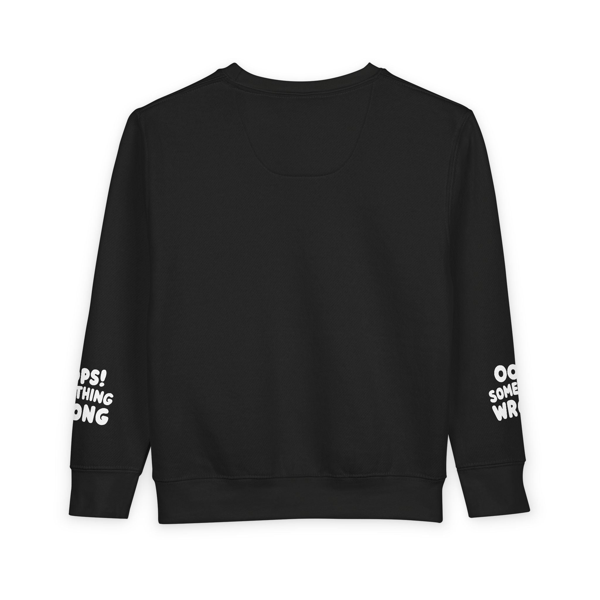 Oops! Blood Maze Toddler Sweatshirt – Spooky Wearable Puzzle for Halloween! 👻🕸️🩸