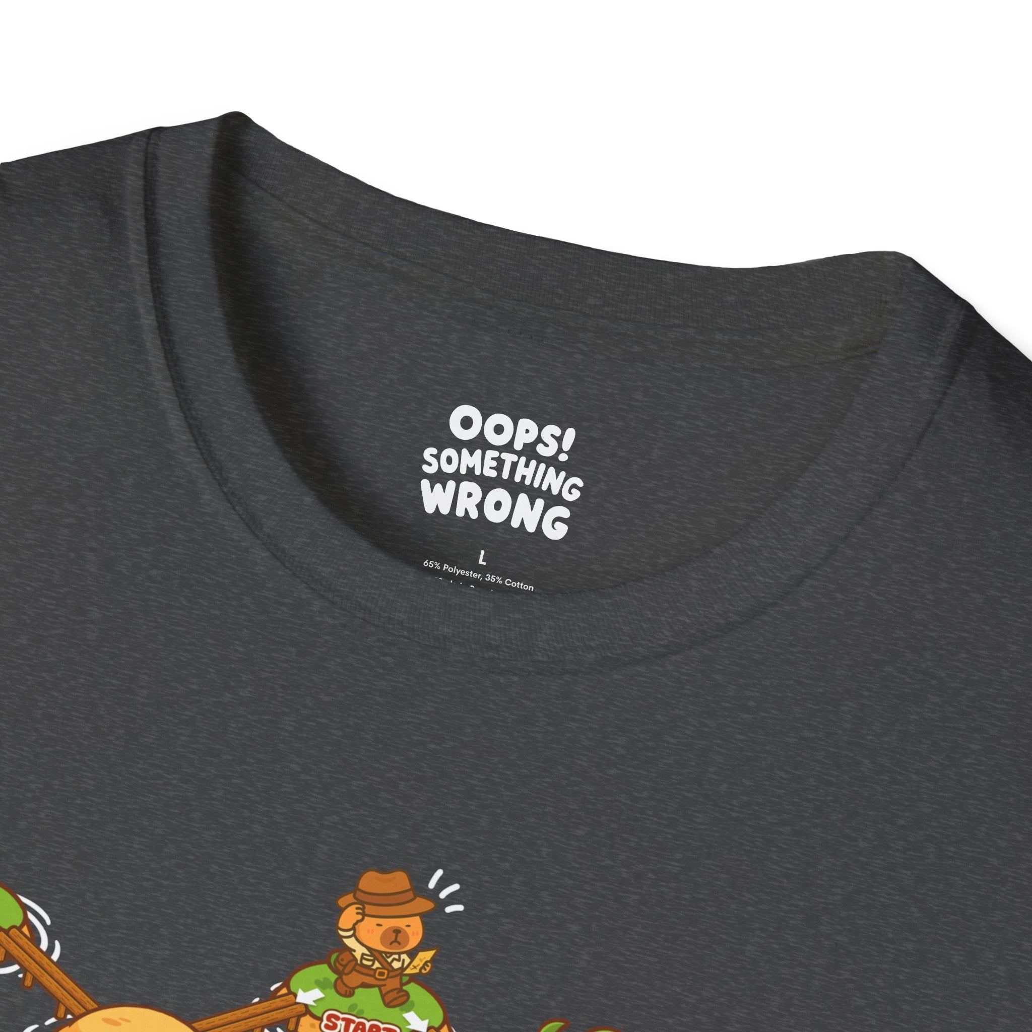 Capybara Jones: Treasure Island Maze Game Tee – Adult Unisex Softstyle