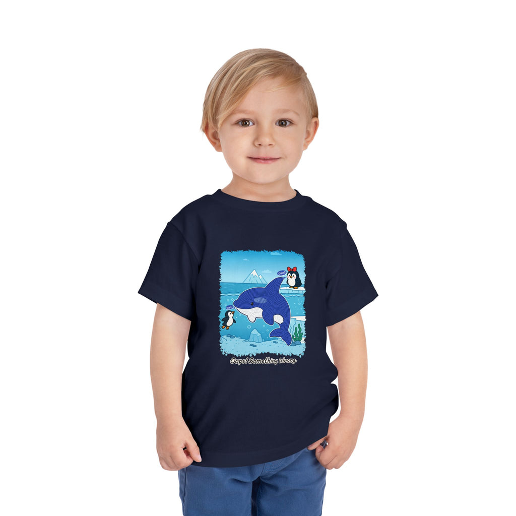 Penguin Love Maze Tee - Kids Short Sleeve T-Shirt