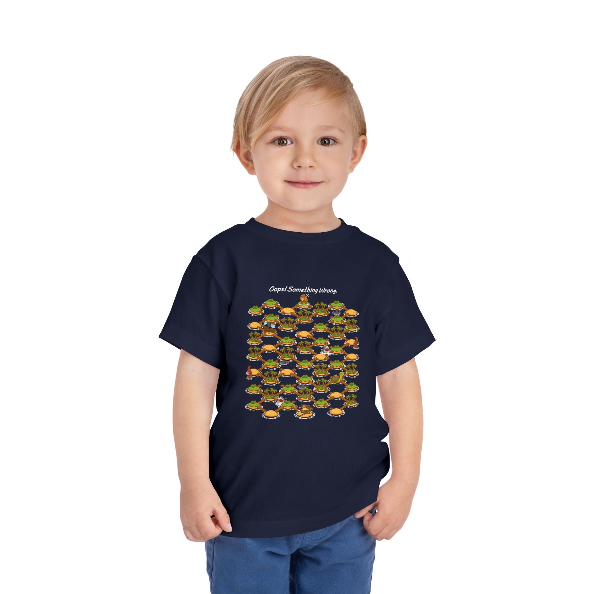 Capybara Jones: Treasure Island Maze Tee - Kids Short Sleeve T-Shirt