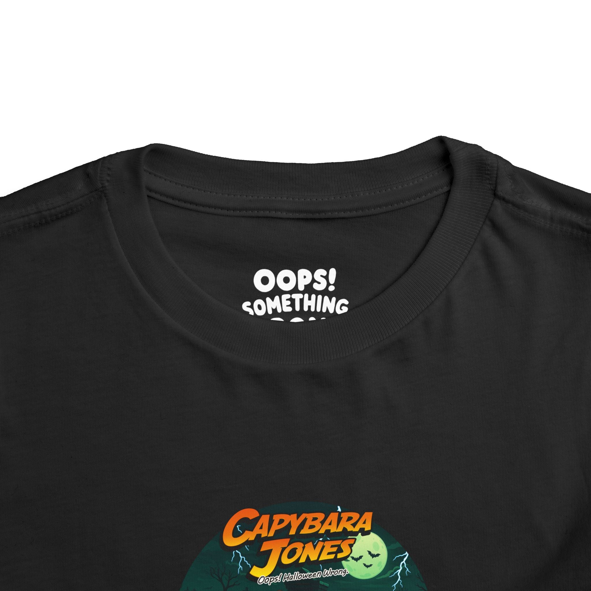 Capybara Jones × Halloween Maze Adventure Shirt - Kids Short Sleeve T-Shirt