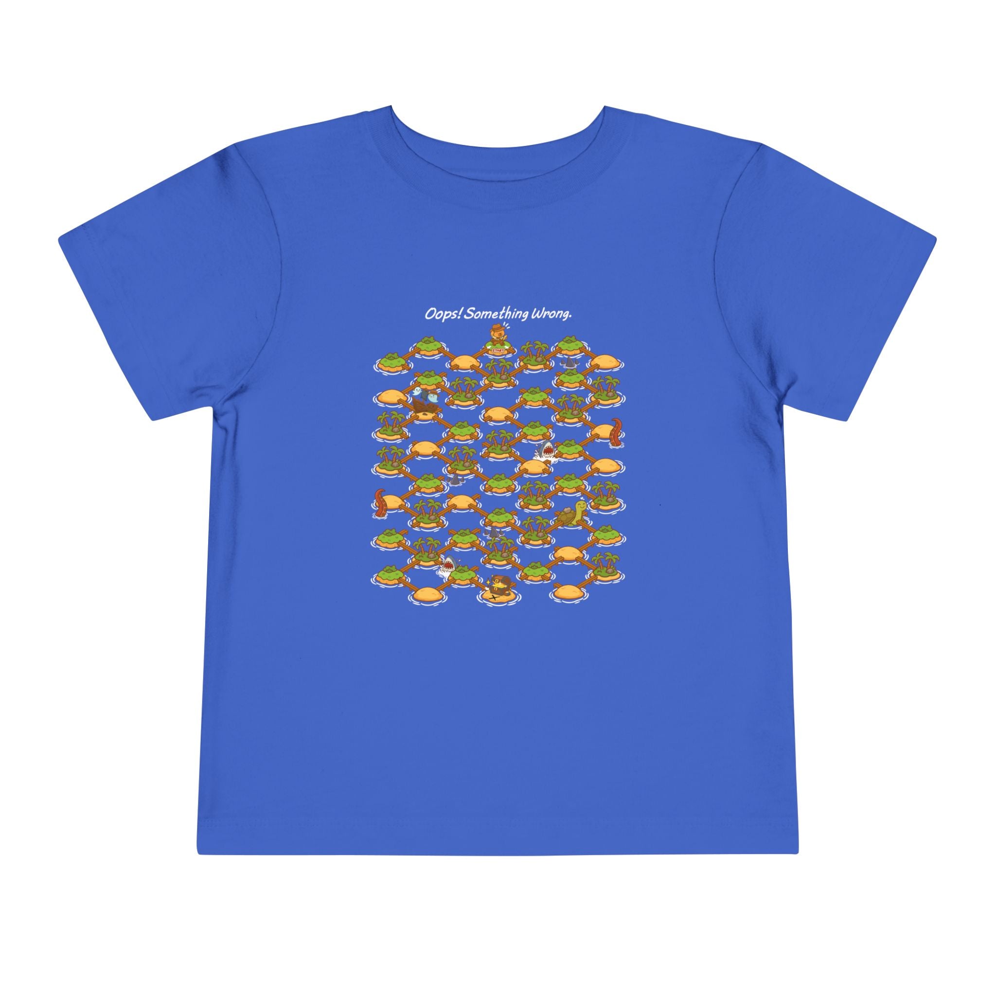Capybara Jones: Treasure Island Maze Tee - Kids Short Sleeve T-Shirt