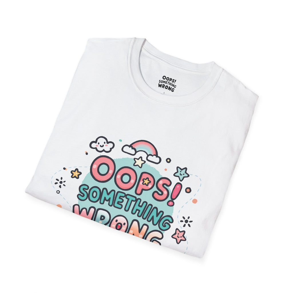 Oops! Something Wrong – Curious Minds Tee – Adult Unisex Softstyle👕