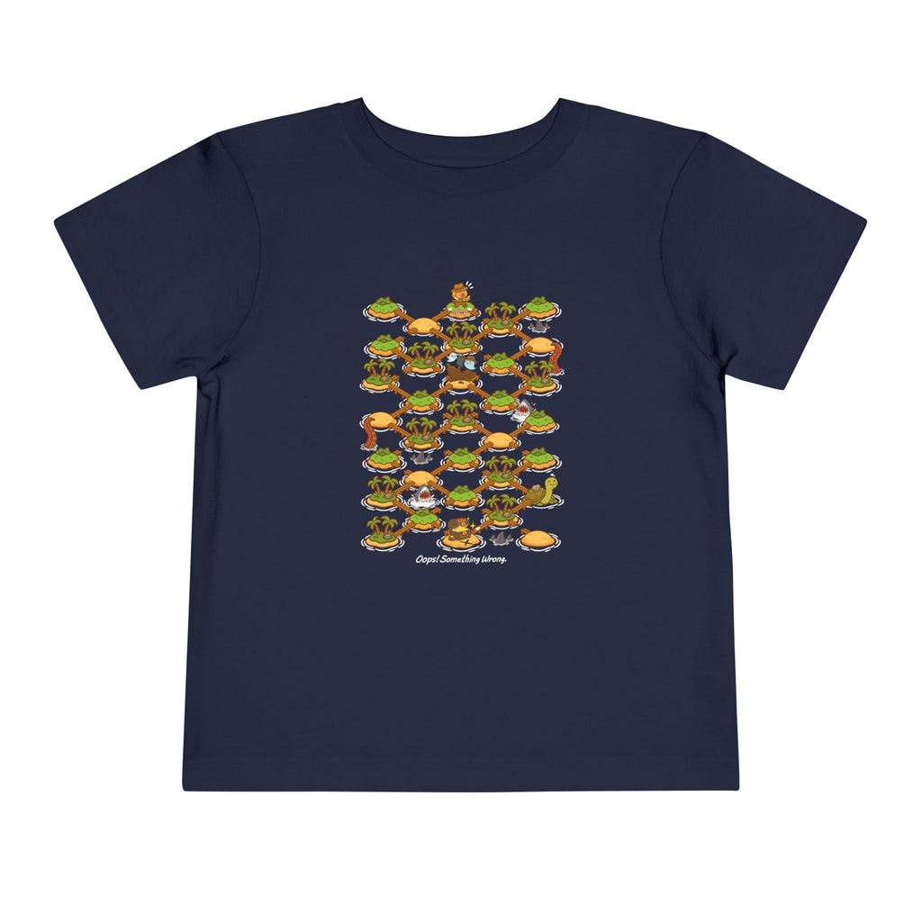 🏷️ 20% OFF | Capybara Jones: Treasure Island Maze Tee - Kids Short Sleeve T-Shirt