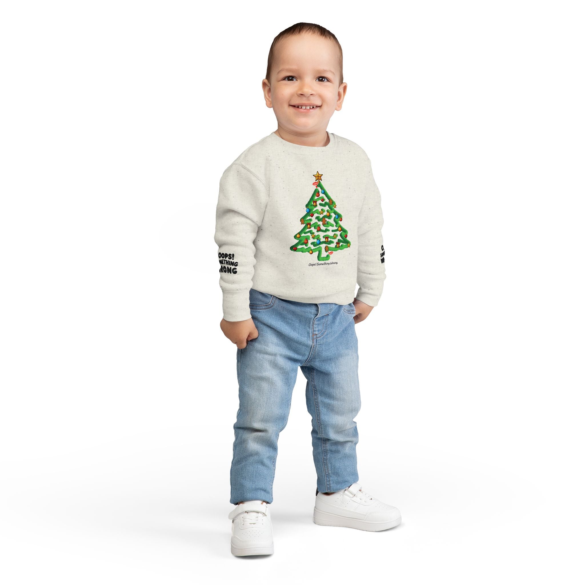 Oops! Maze Christmas Tree Sweatshirt – Playable Holiday Edition!🎄🧩✨