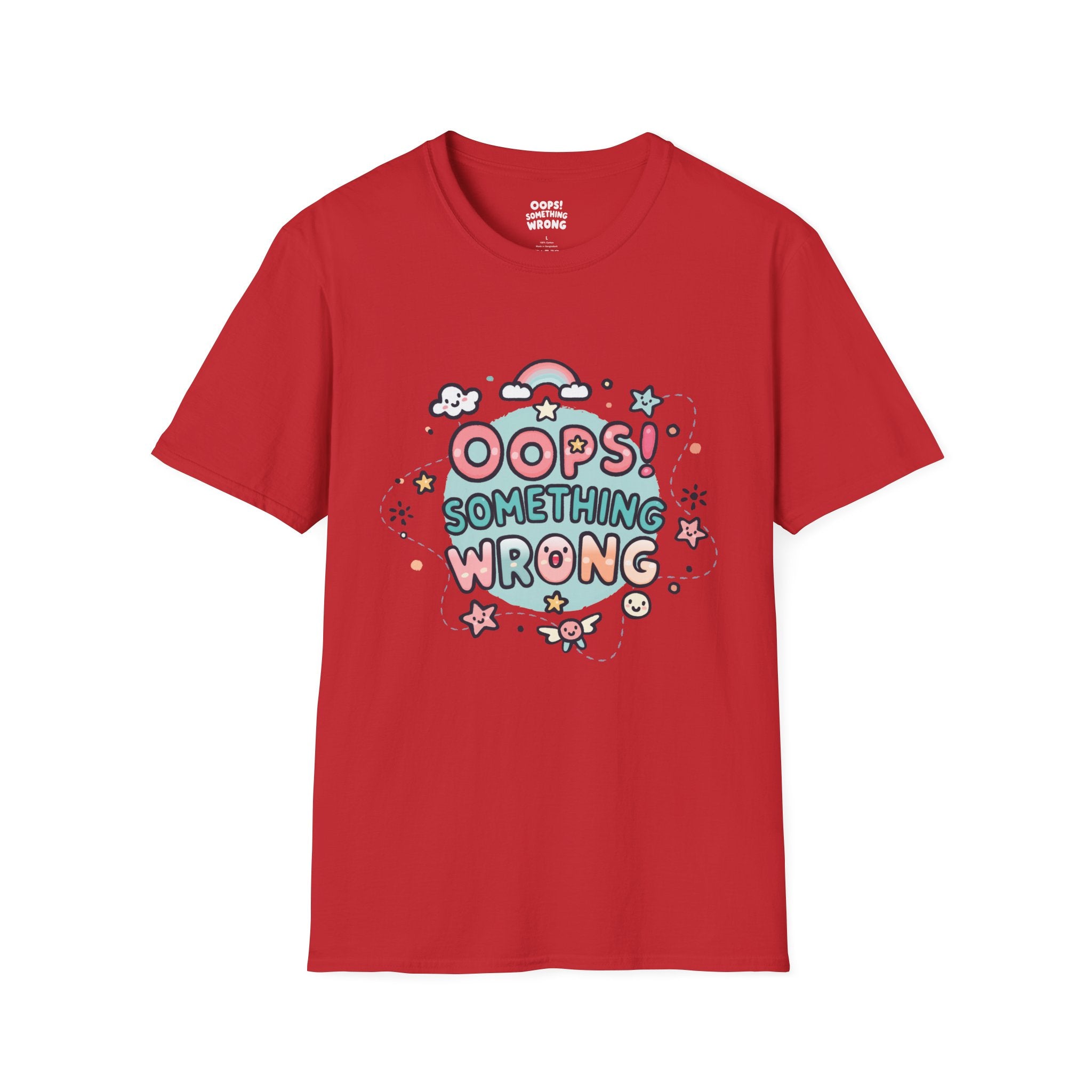Oops! Something Wrong – Curious Minds Tee – Adult Unisex Softstyle👕