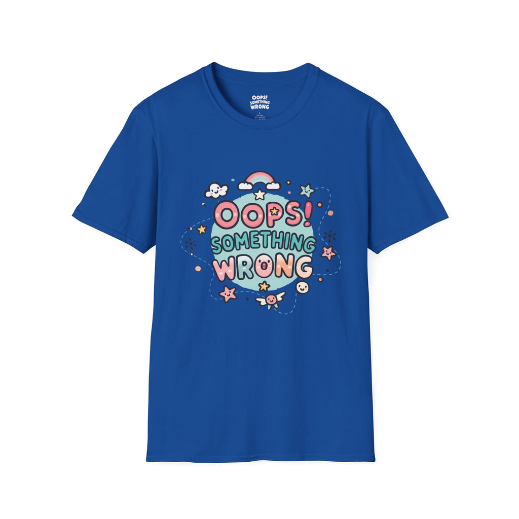 Oops! Something Wrong – Curious Minds Tee – Adult Unisex Softstyle👕