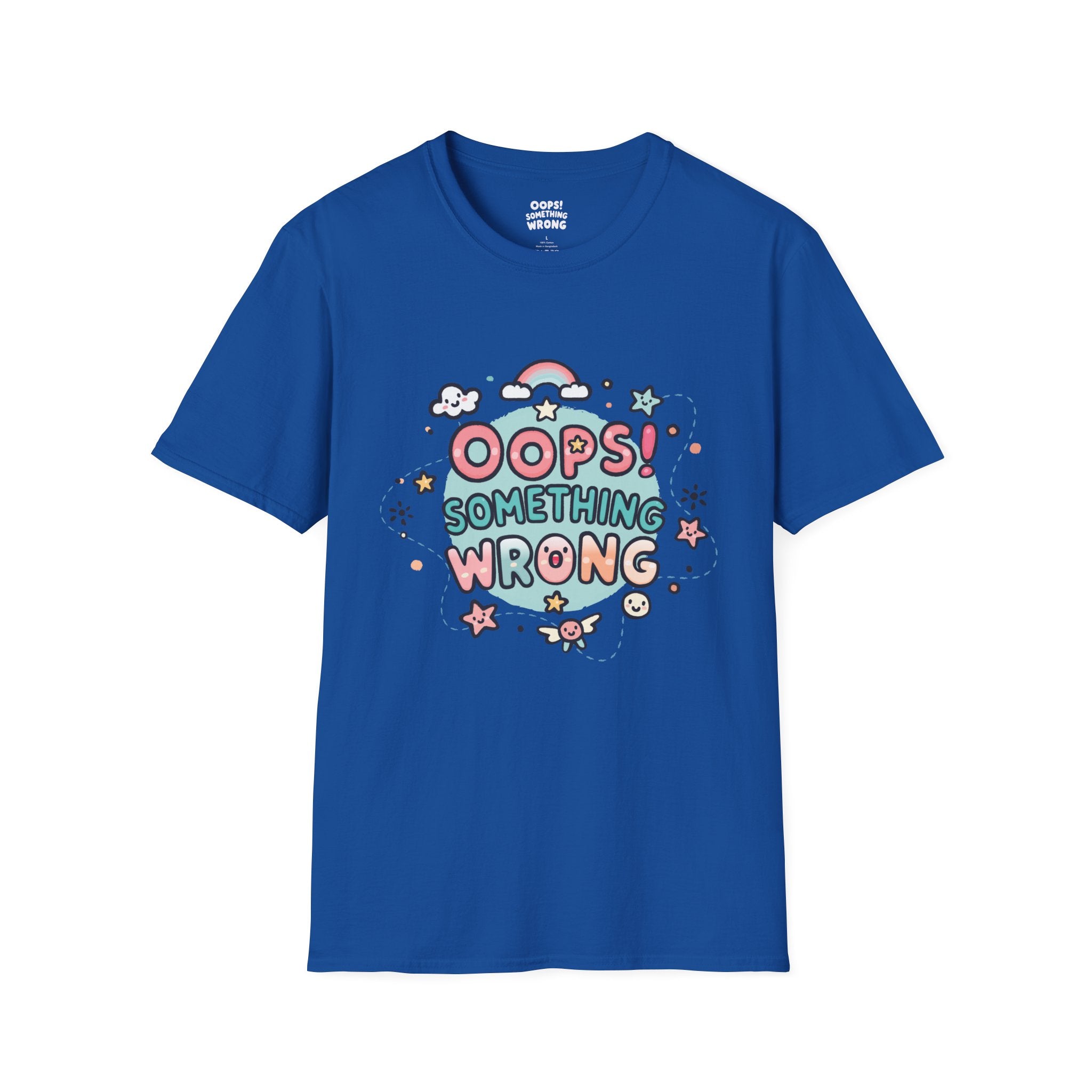 Oops! Something Wrong – Curious Minds Tee – Adult Unisex Softstyle👕