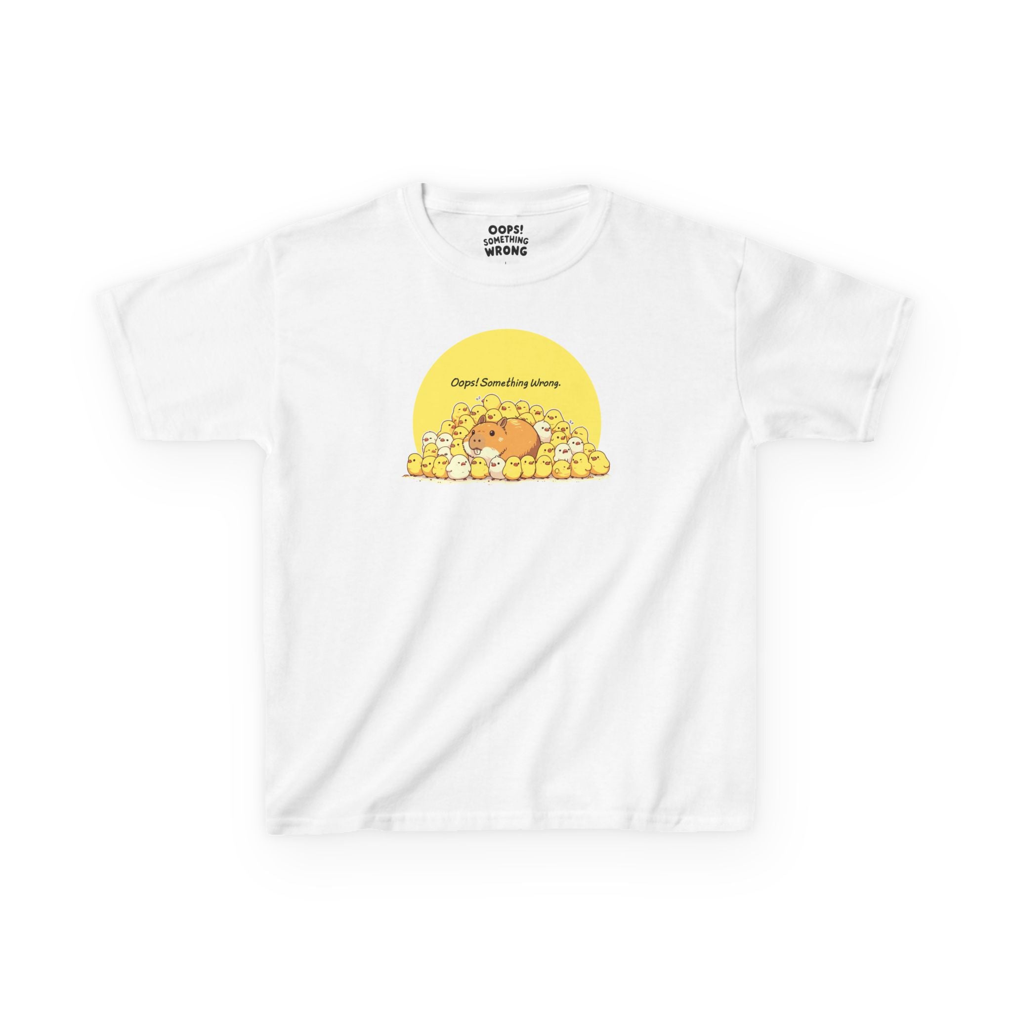 Capybara Among Chicks Tee - Kids Heavy Cotton™ Tee