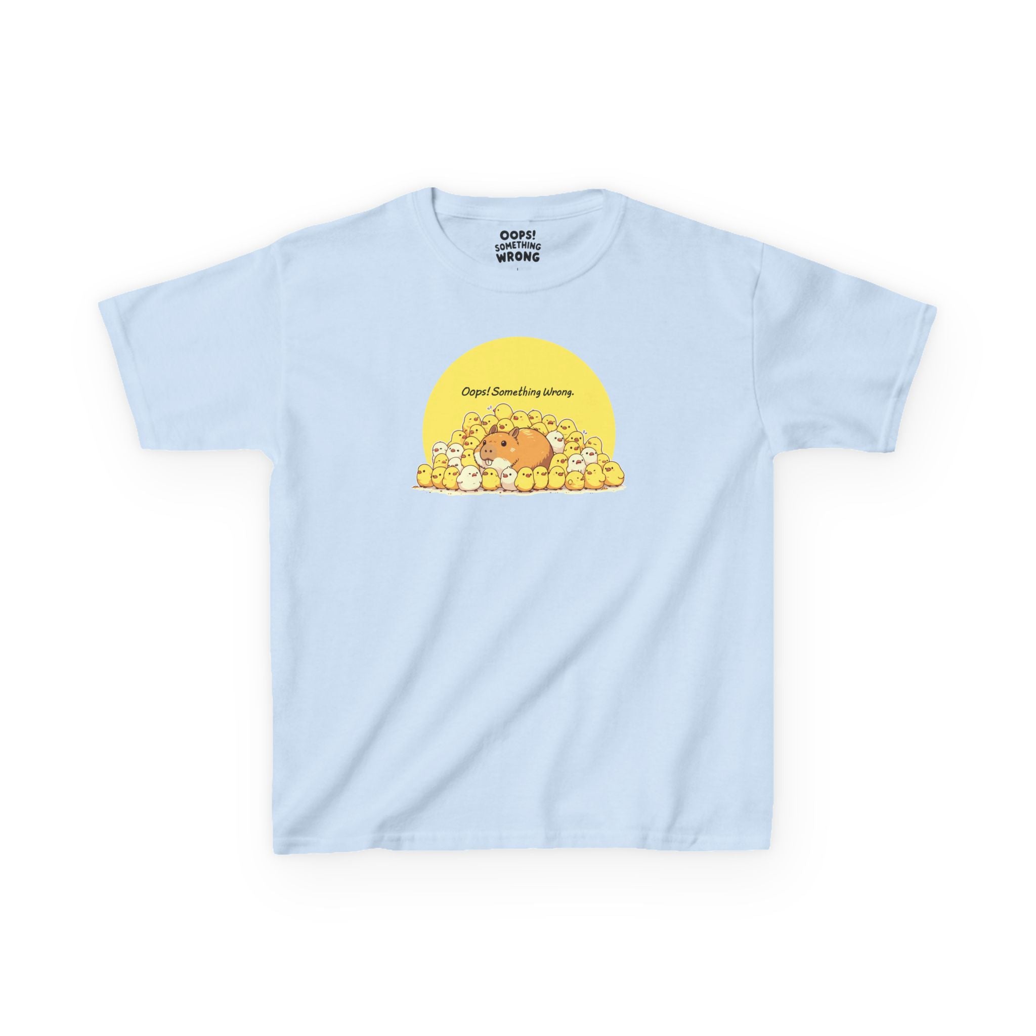 Capybara Among Chicks Tee - Kids Heavy Cotton™ Tee