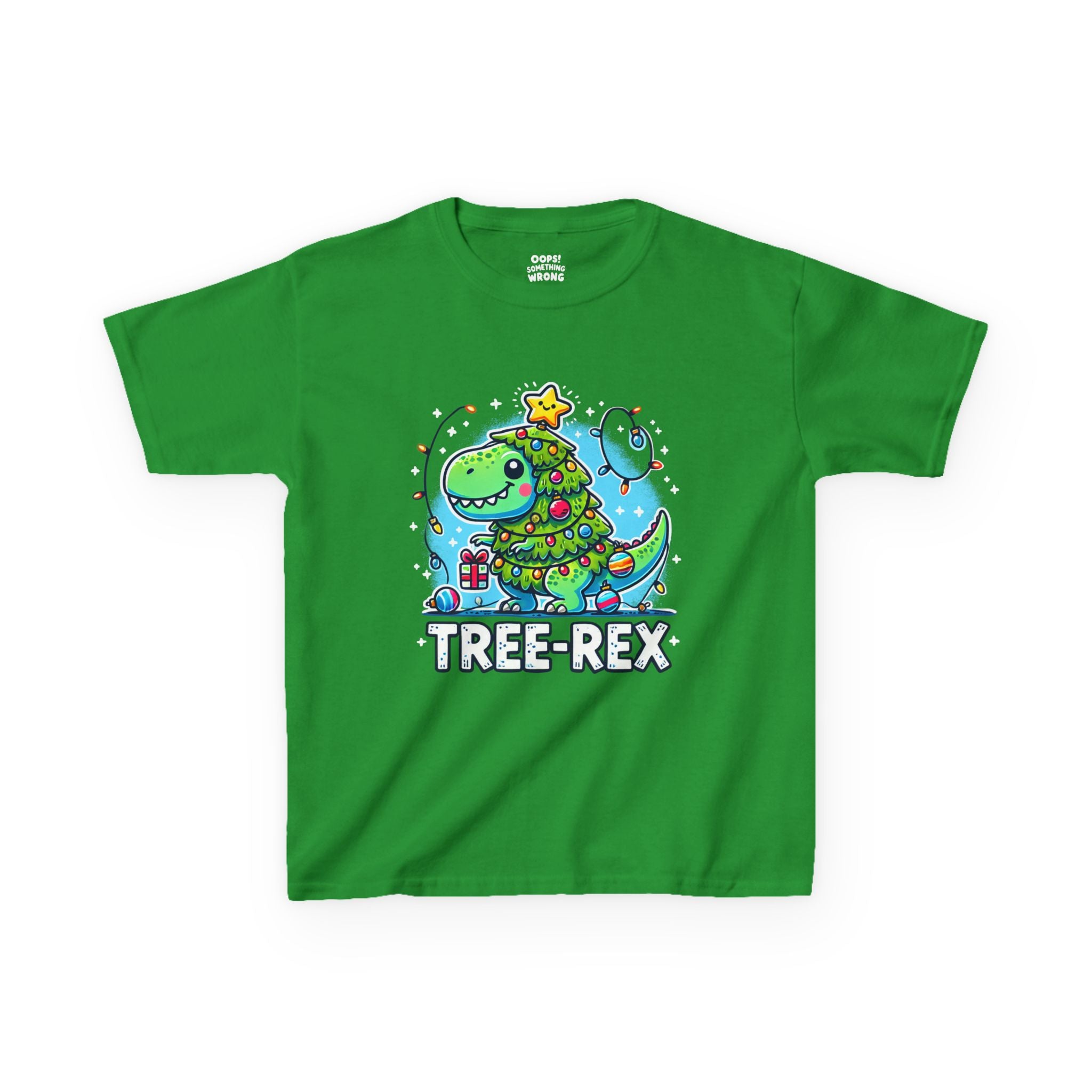 🏷️ 20% OFF | TREE-REX – Kids Heavy Cotton™ Tee🎄🦖