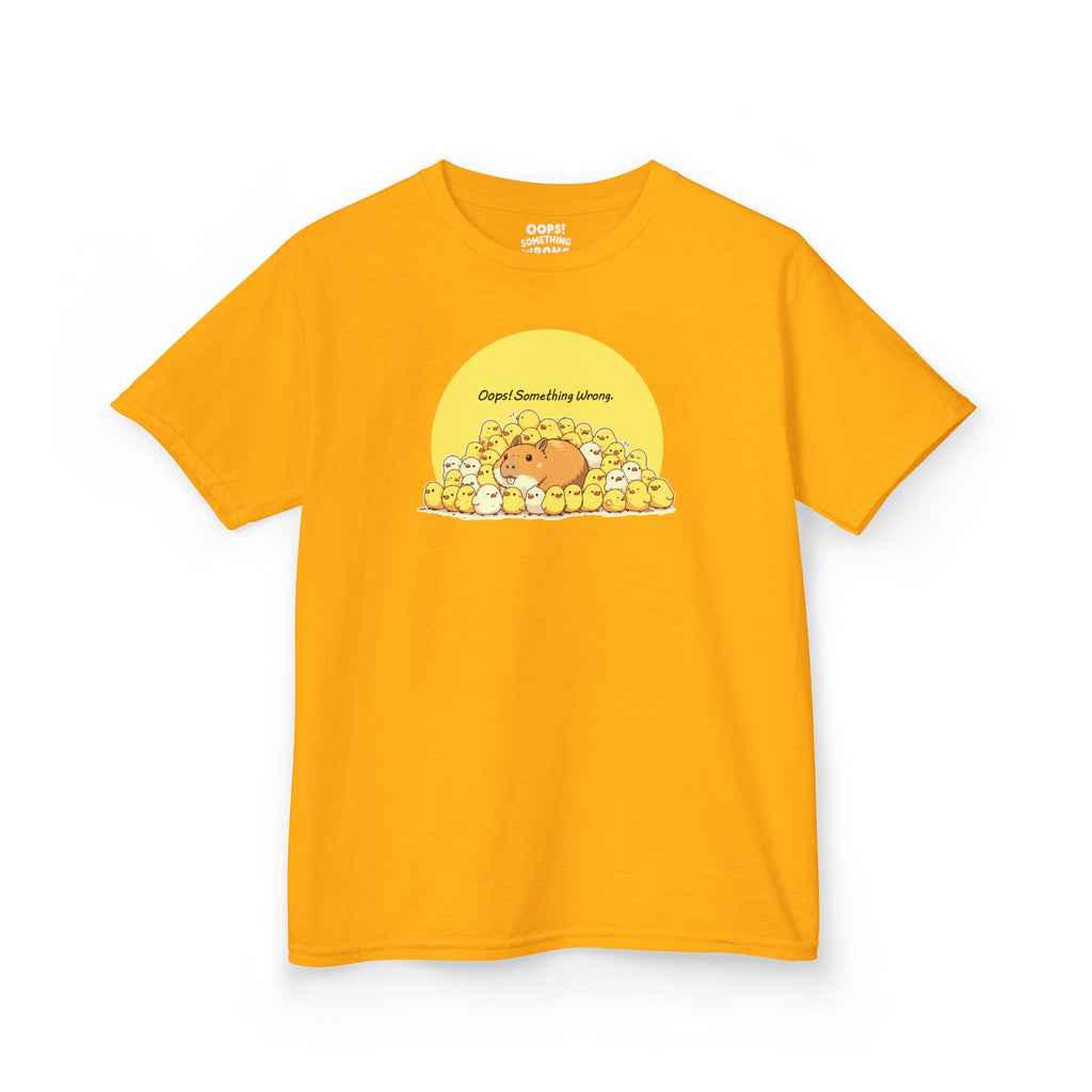 Capybara Among Chicks Tee - Kids Heavy Cotton™ Tee