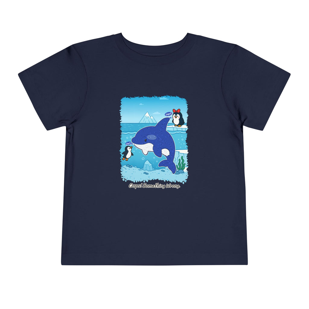 Penguin Love Maze Tee - Kids Short Sleeve T-Shirt