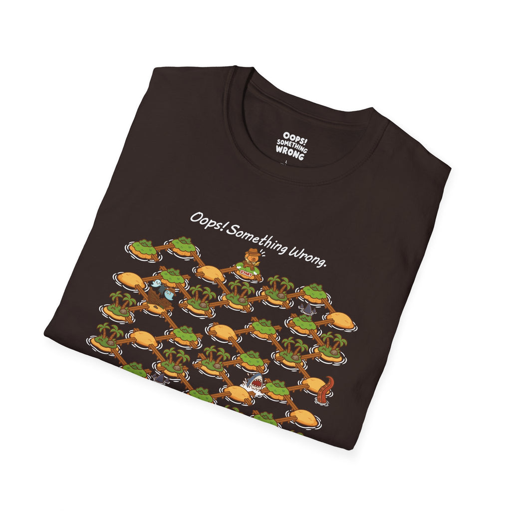 Capybara Jones: Treasure Island Maze Game Tee – Adult Unisex Softstyle