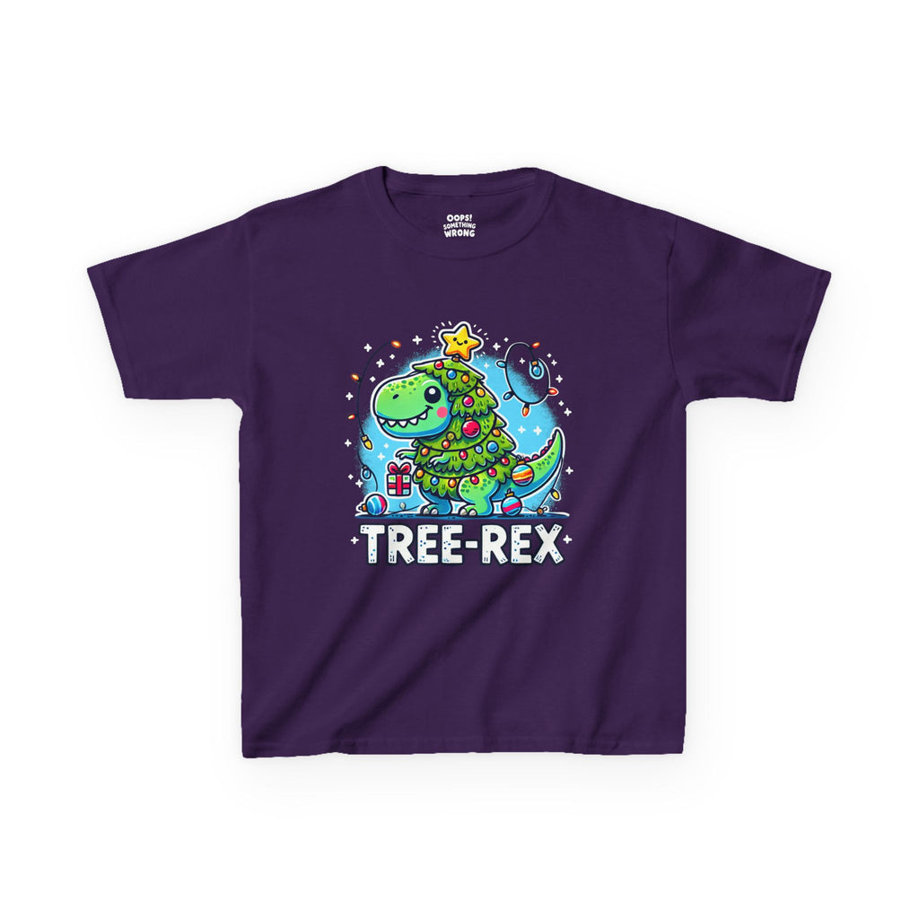 🏷️ 20% OFF | TREE-REX – Kids Heavy Cotton™ Tee🎄🦖