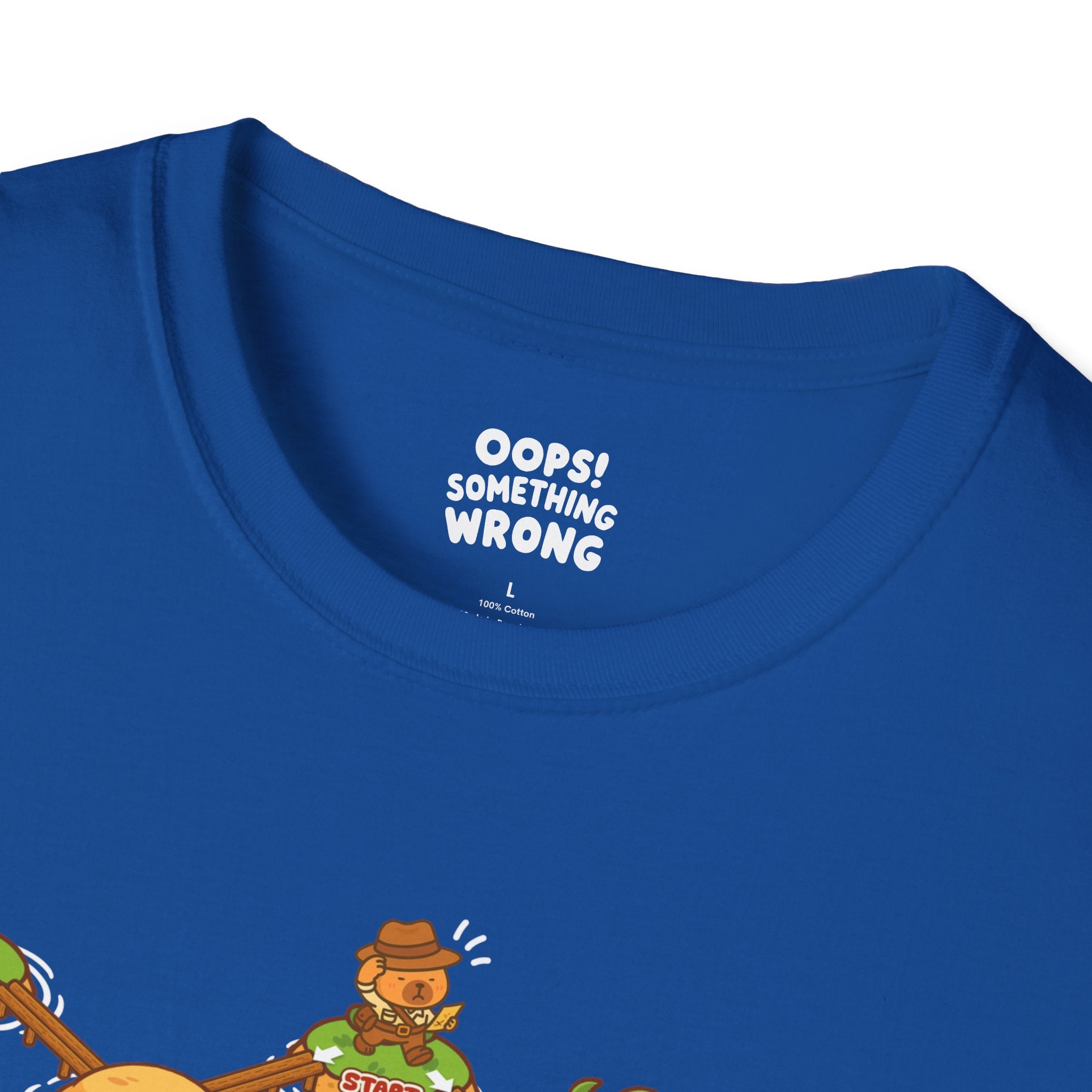 Capybara Jones: Treasure Island Maze Game Tee – Adult Unisex Softstyle
